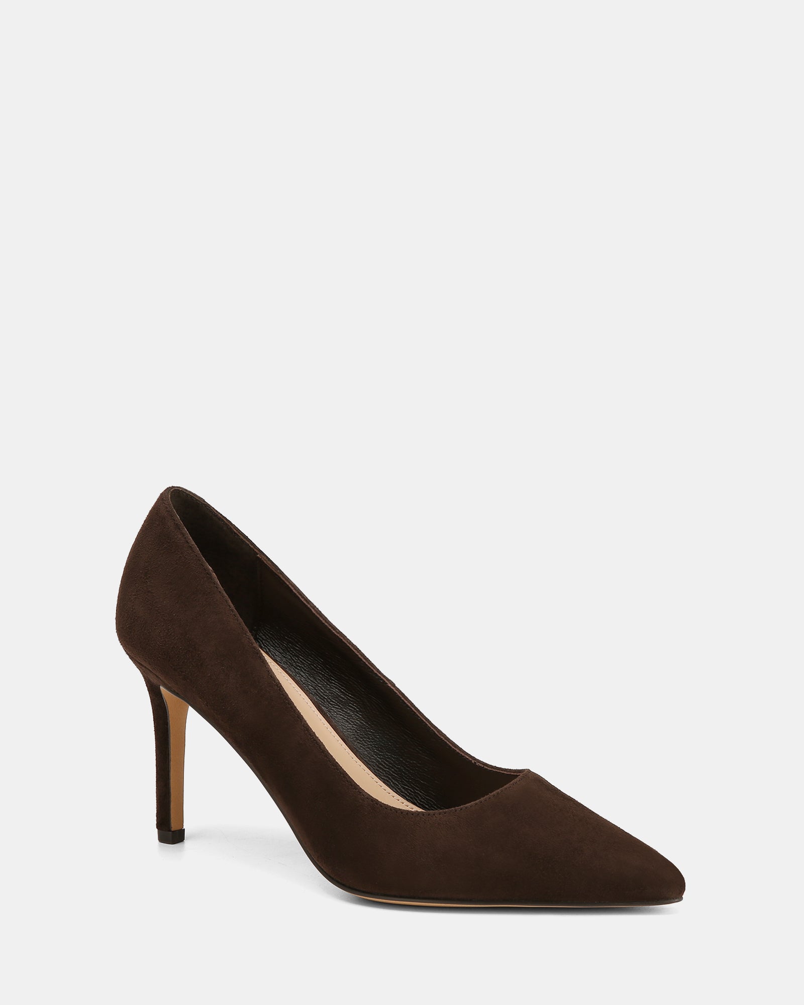 Ravyn Espresso Suede Leather Pump