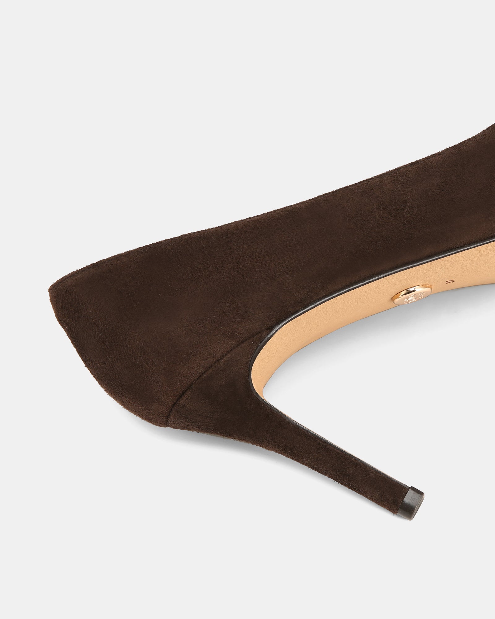 Ravyn Espresso Suede Leather Pump