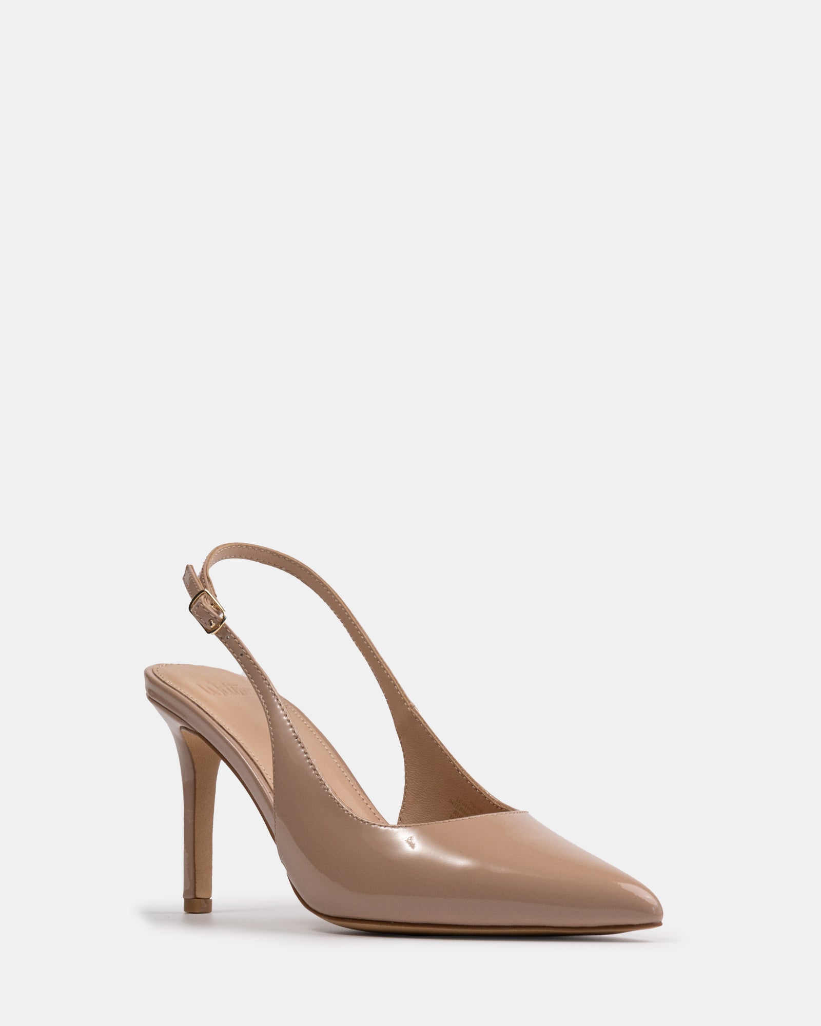 Riker Nude Patent Leather Slingback
