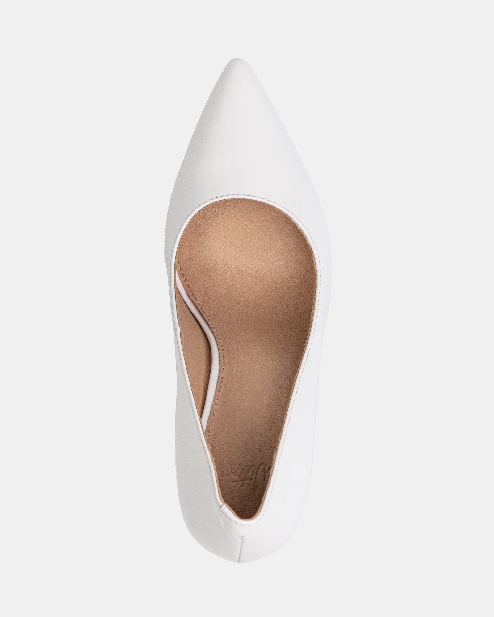 Ravyn Optic White Leather Pump