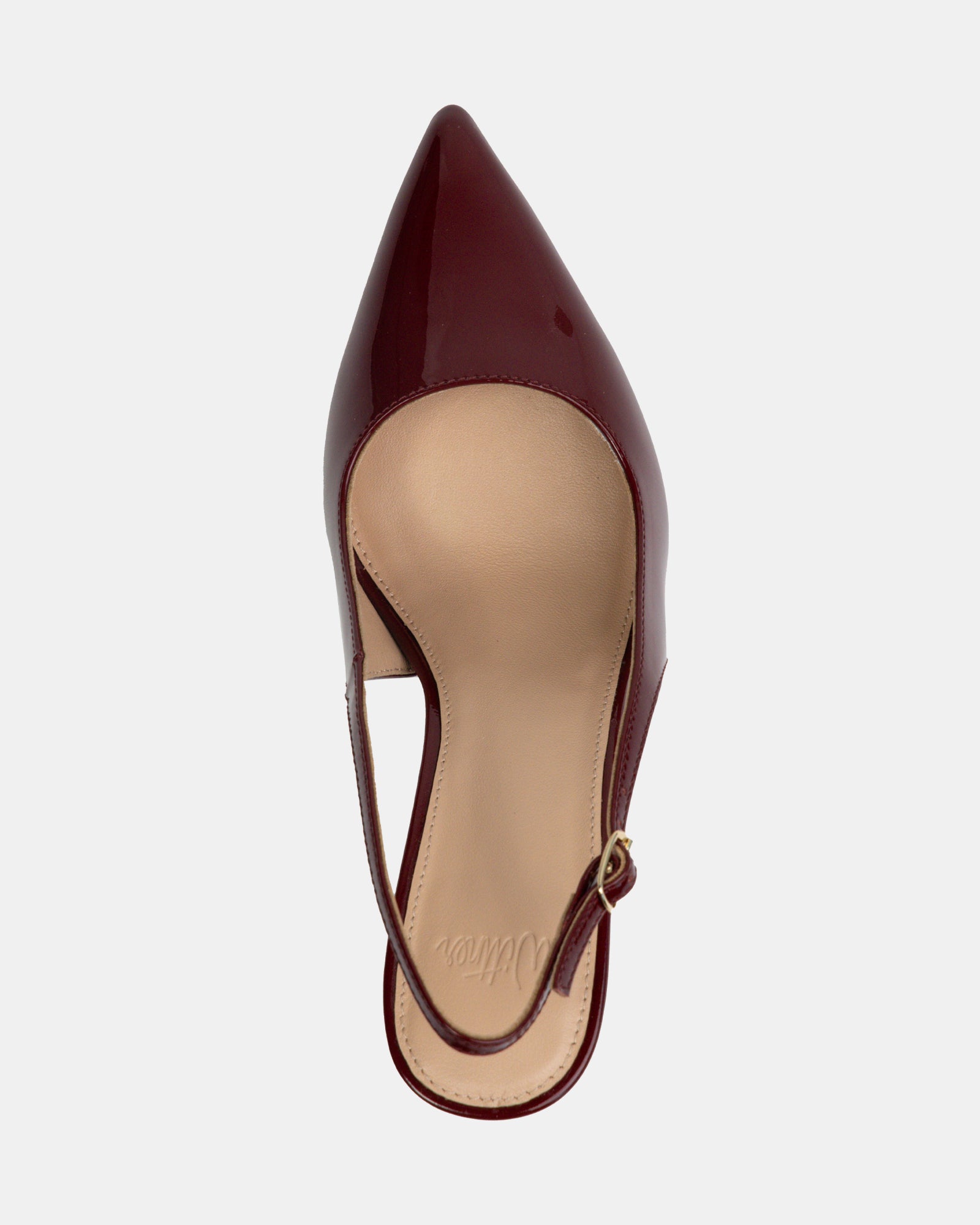 Riker Scarlet Patent Leather Slingback