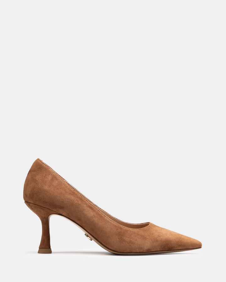 Lydia Nutmeg Suede Leather Pump