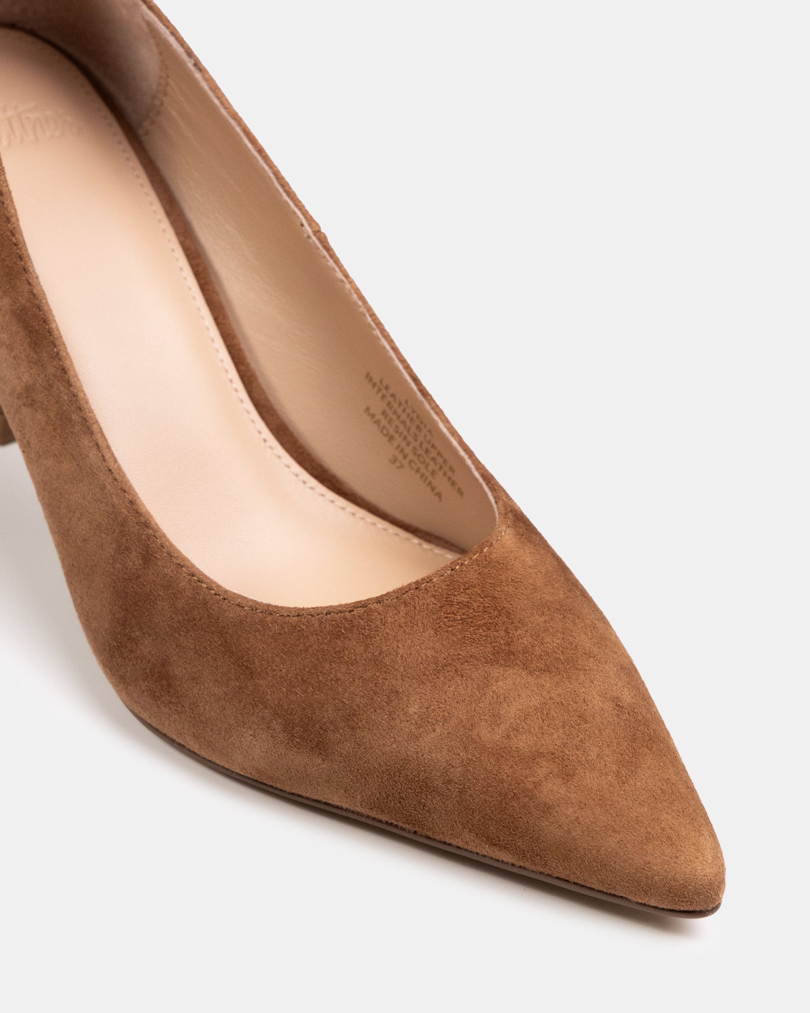 Lydia Nutmeg Suede Leather Pump