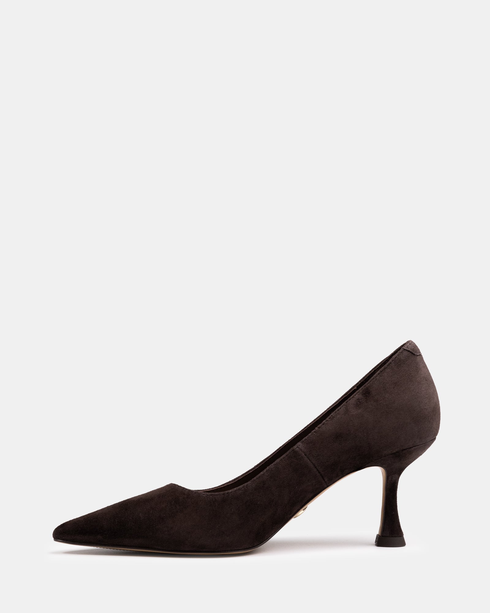 Lydia Mocha Brown Suede Leather Pump
