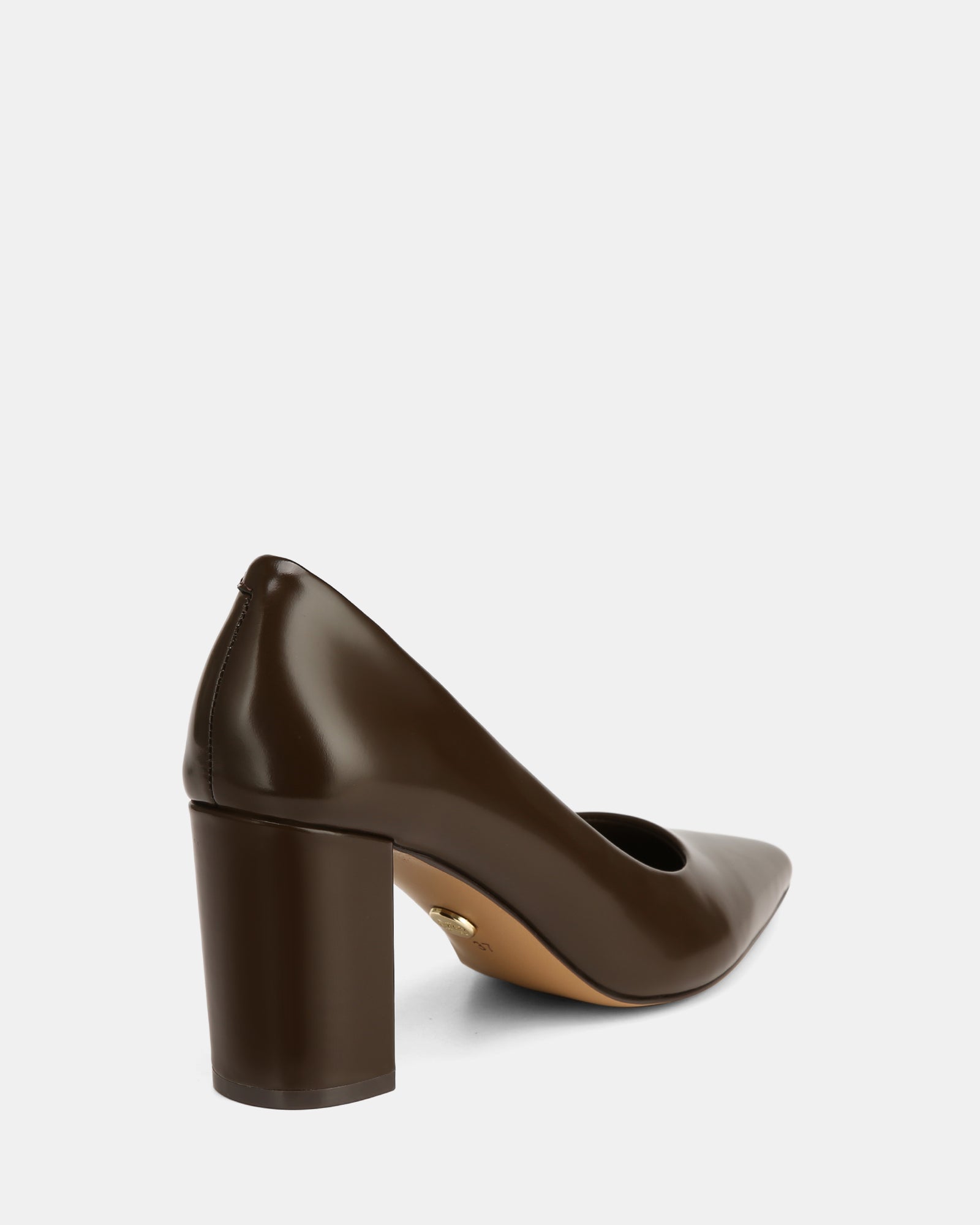 Sara Hot Chocolate Leather Pump
