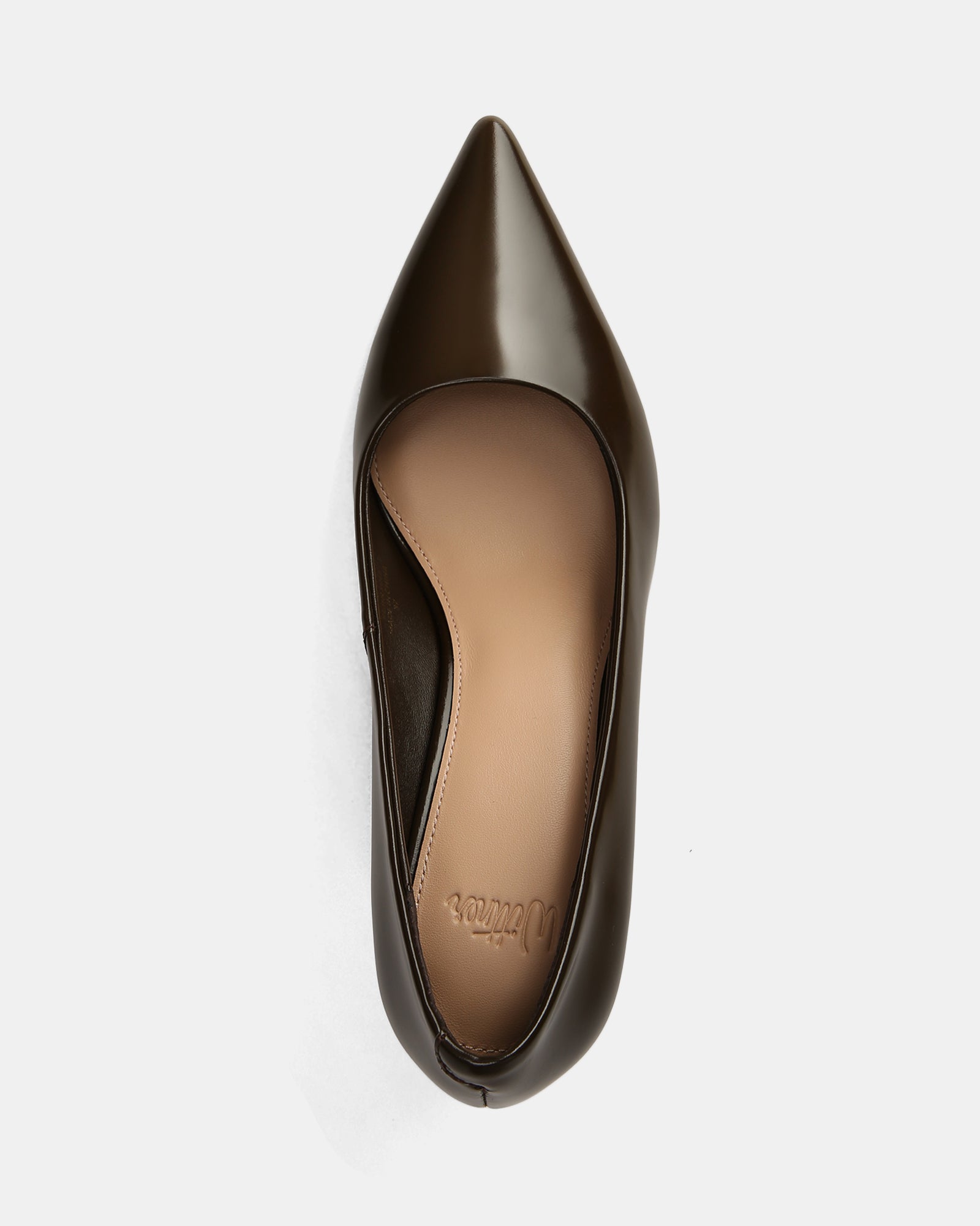 Sara Hot Chocolate Leather Pump