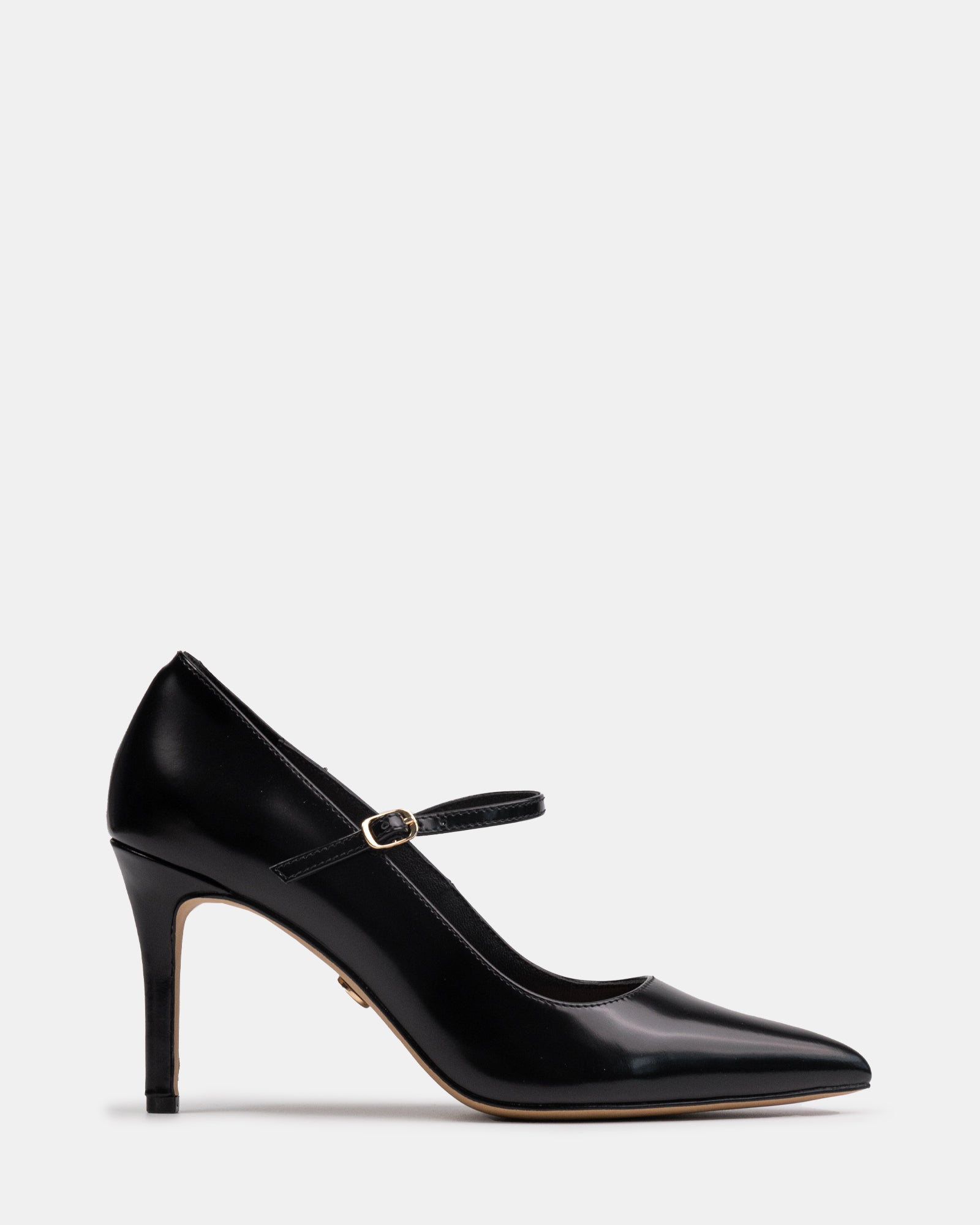 Ryver Black Leather Pump