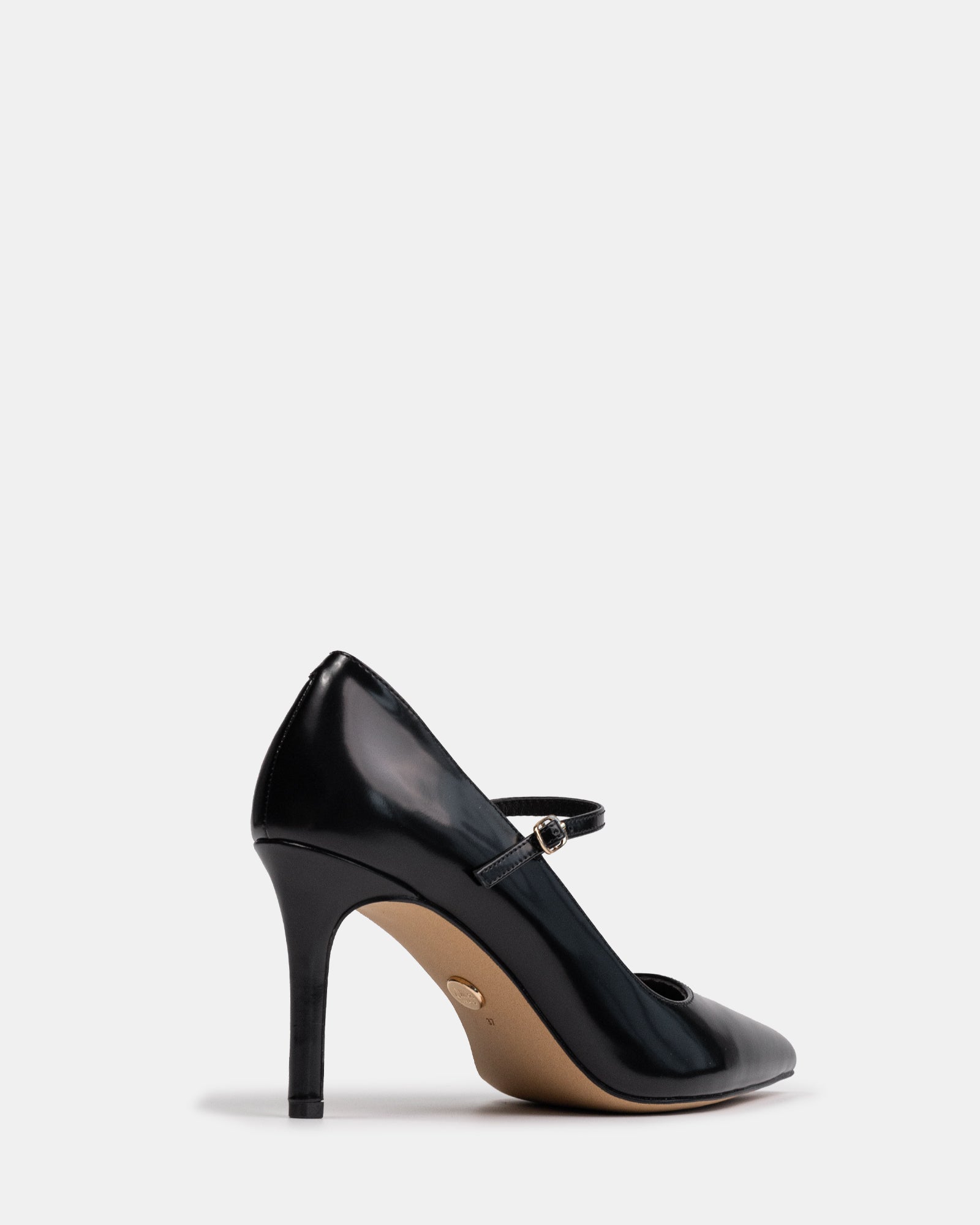 Ryver Black Leather Pump