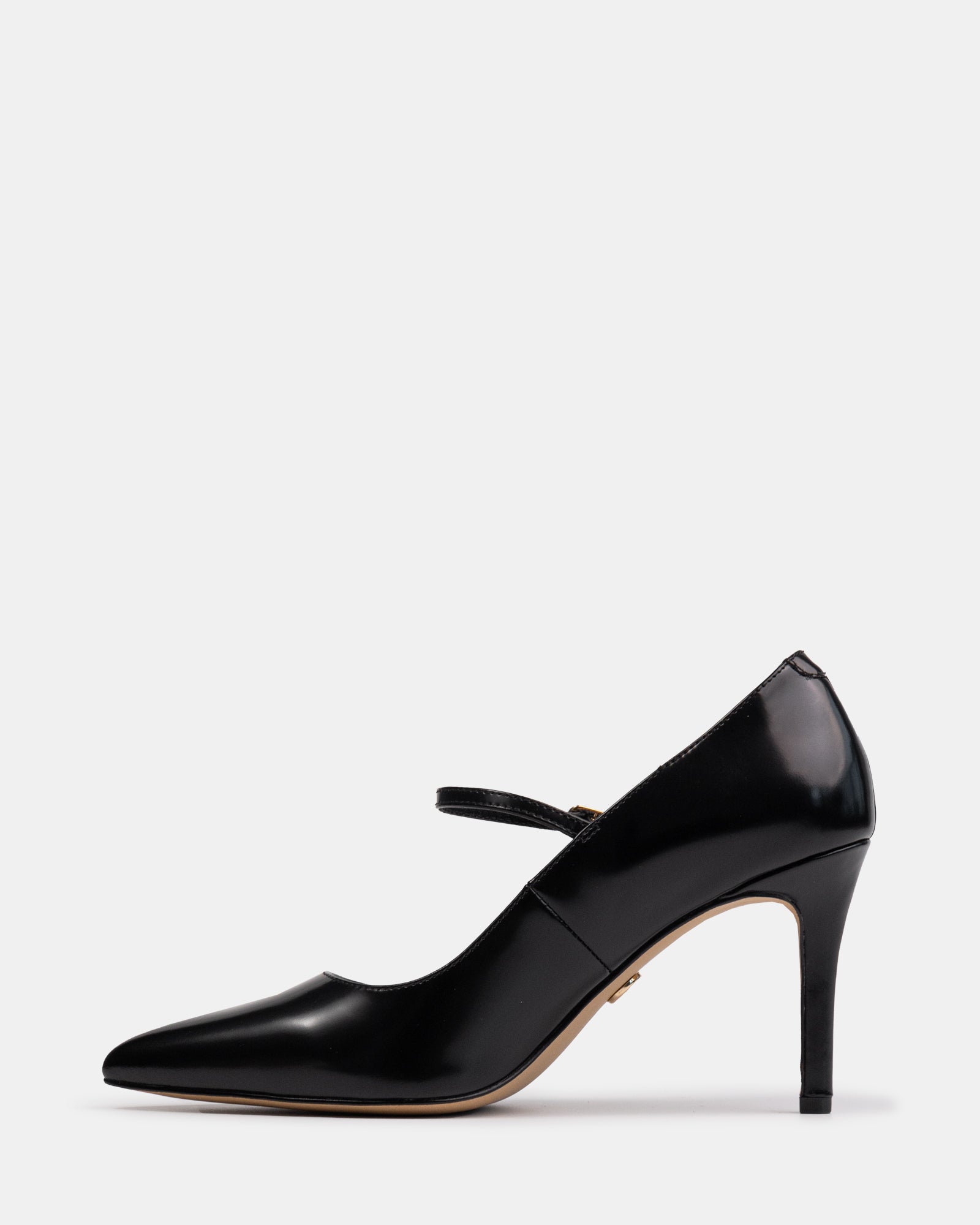 Ryver Black Leather Pump