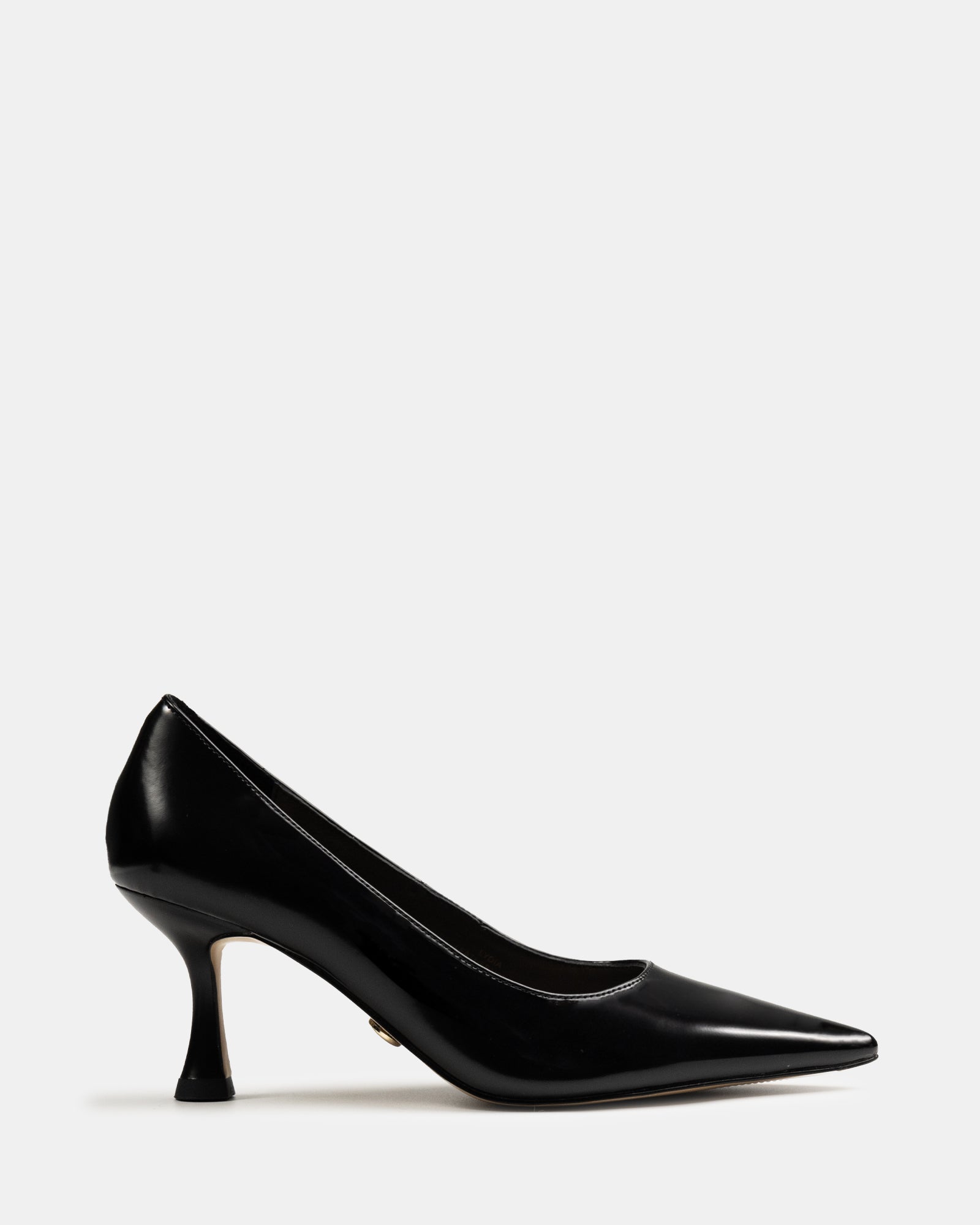 Lydia Black Leather Pump