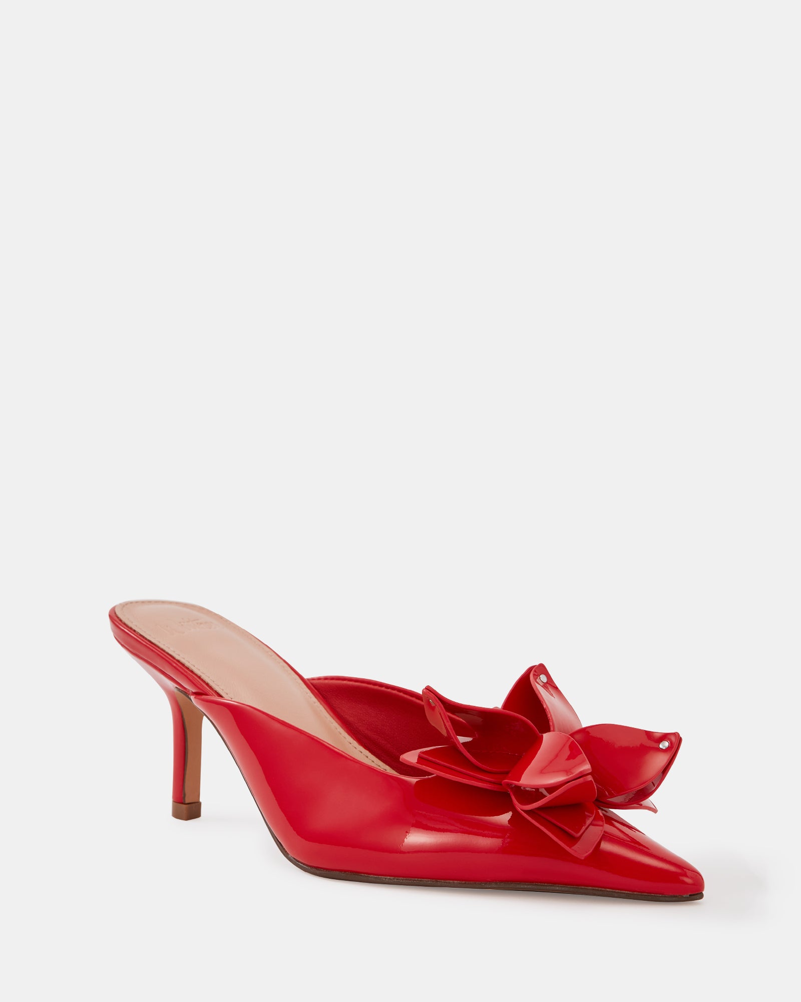 Lowe Glazed Cherry Leather Mule