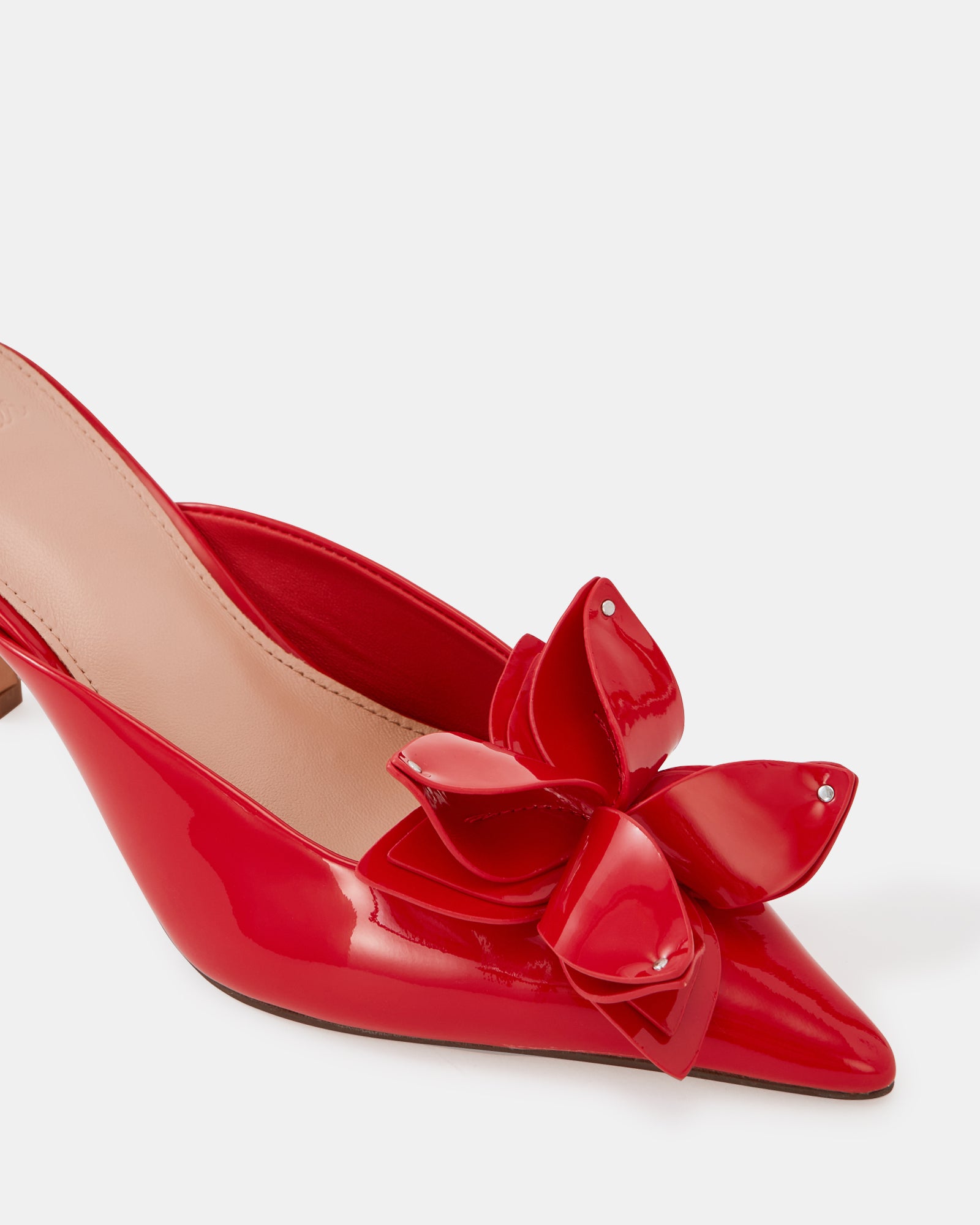 Lowe Glazed Cherry Leather Mule