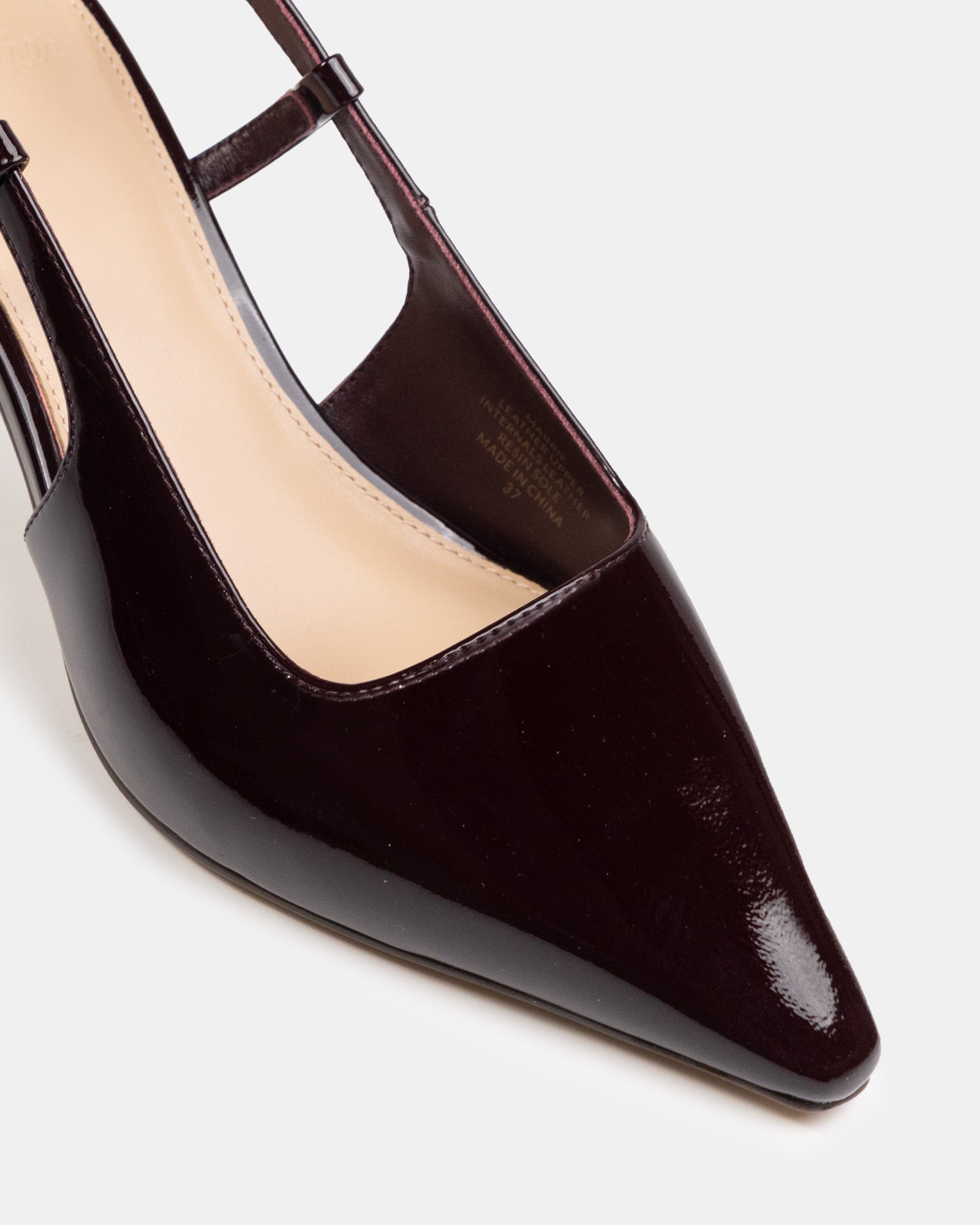 Marrie Raisin Crinkle Patent Leather Slingback