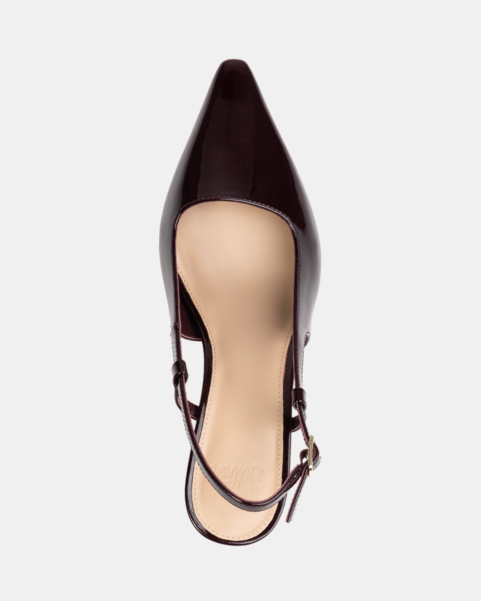 Marrie Raisin Crinkle Patent Leather Slingback