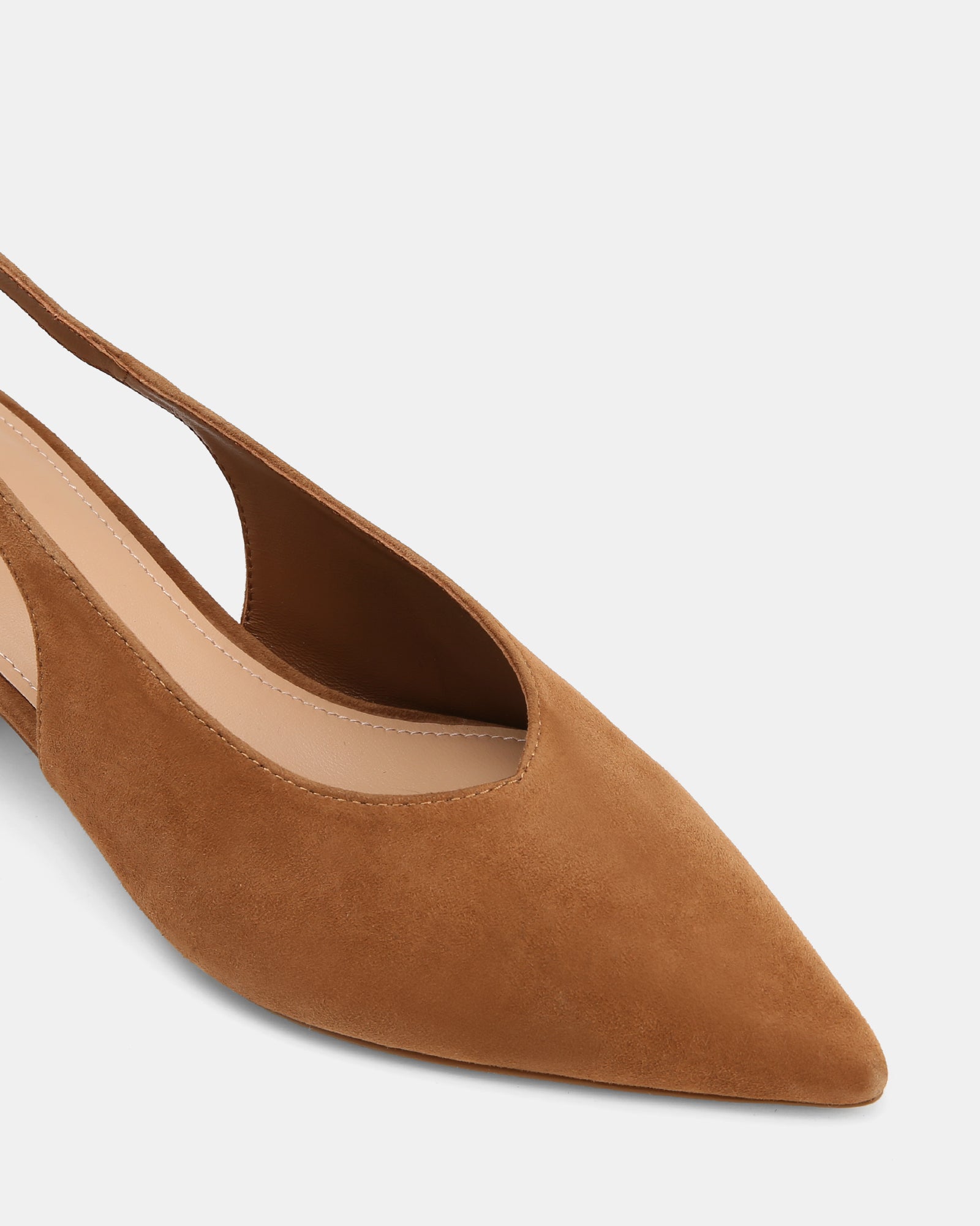 Fatima Nutmeg Suede Leather Slingback