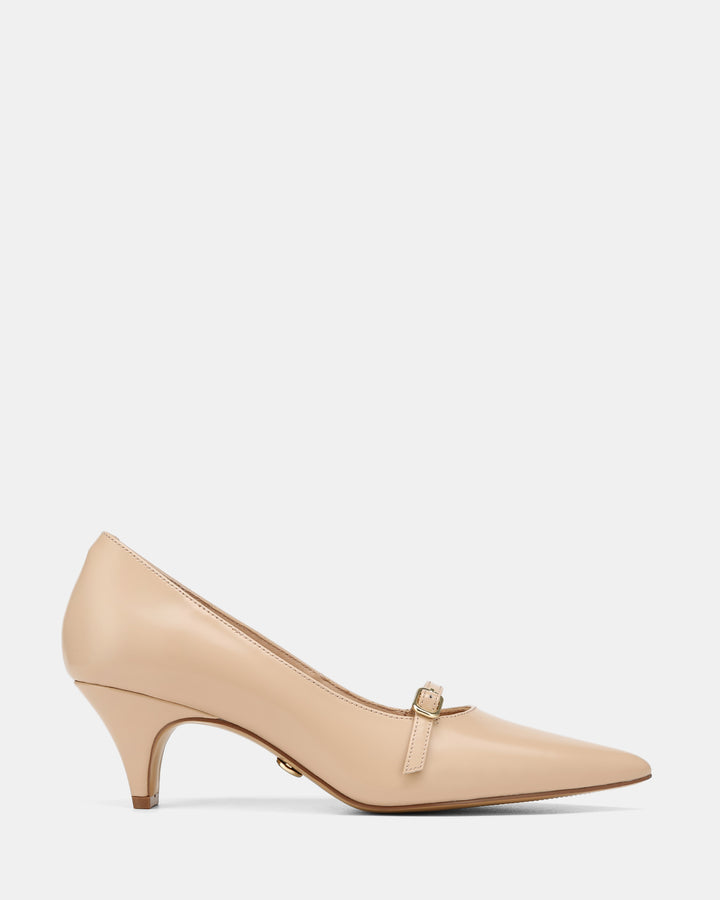 Gretalina Bisque Leather Pump