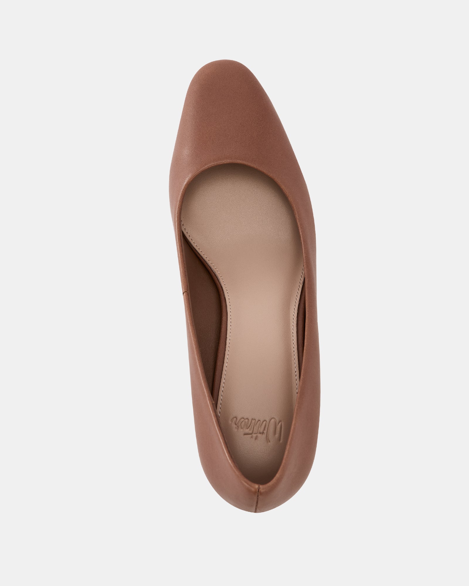 Gael Dark Cognac Leather Pump