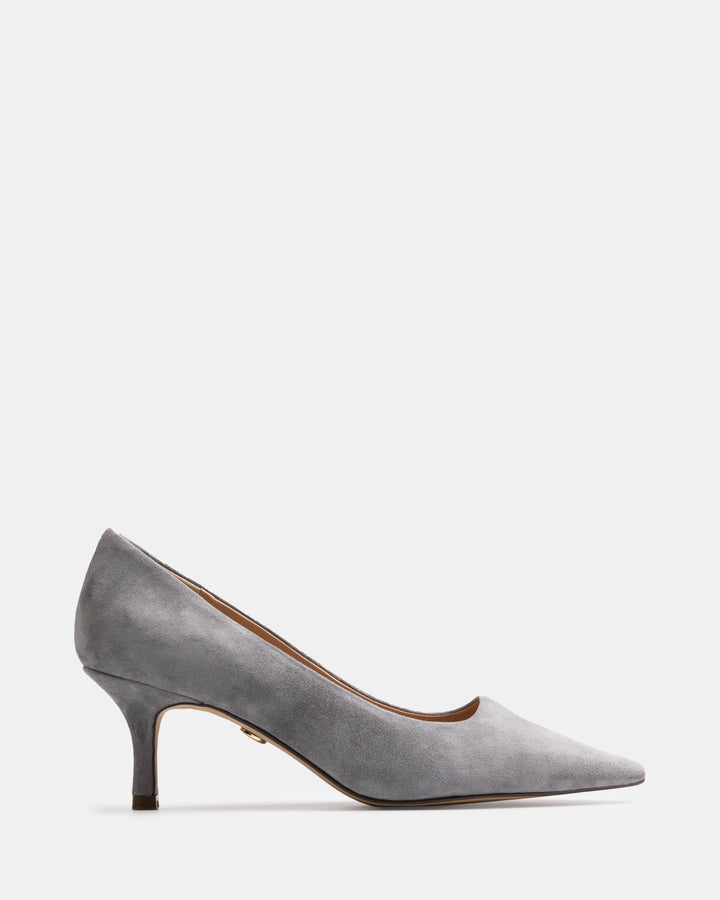 Maine Cement Grey Suede Leather Pump