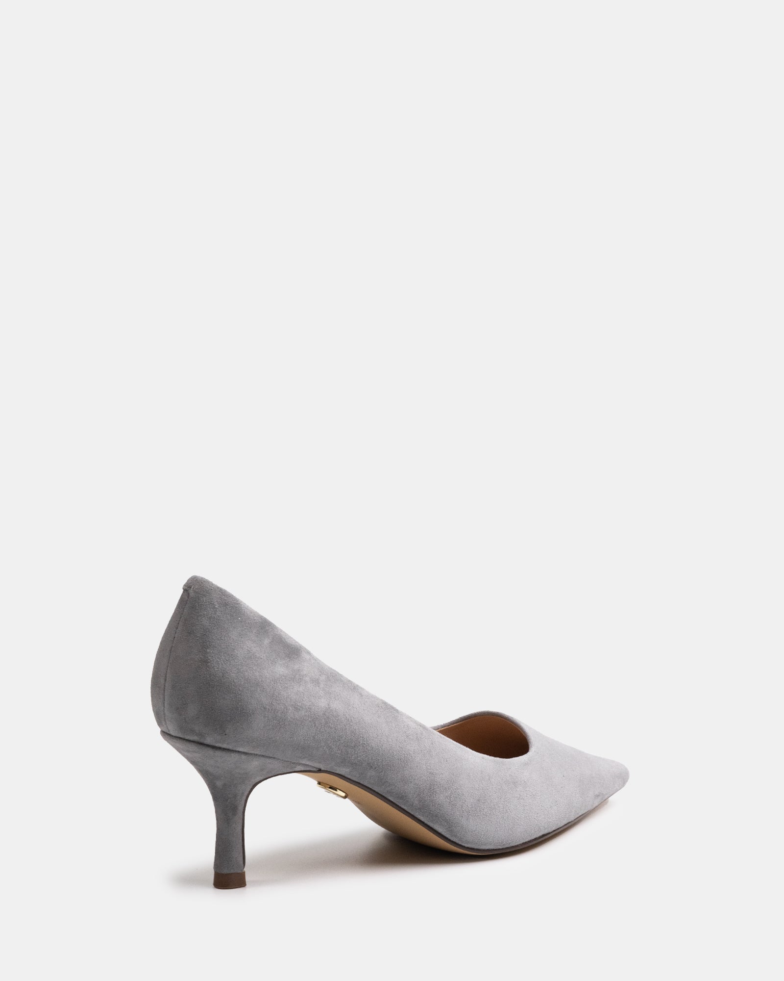 Maine Cement Grey Suede Leather Pump