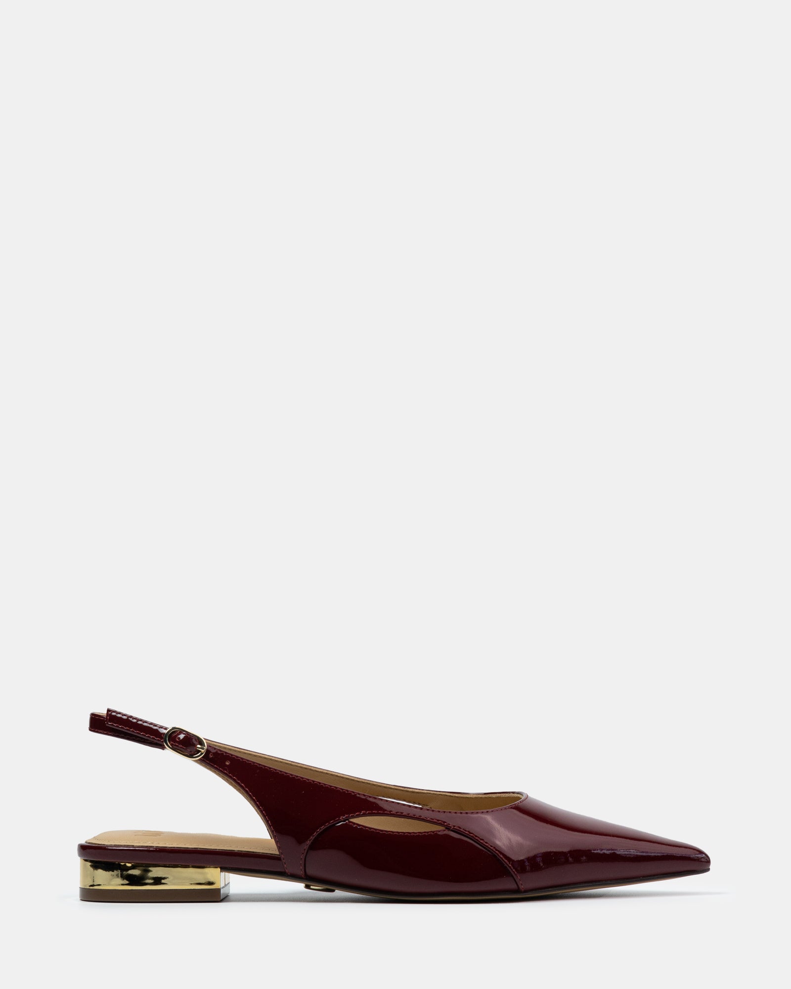 Margaret Scarlet Patent Leather Slingback
