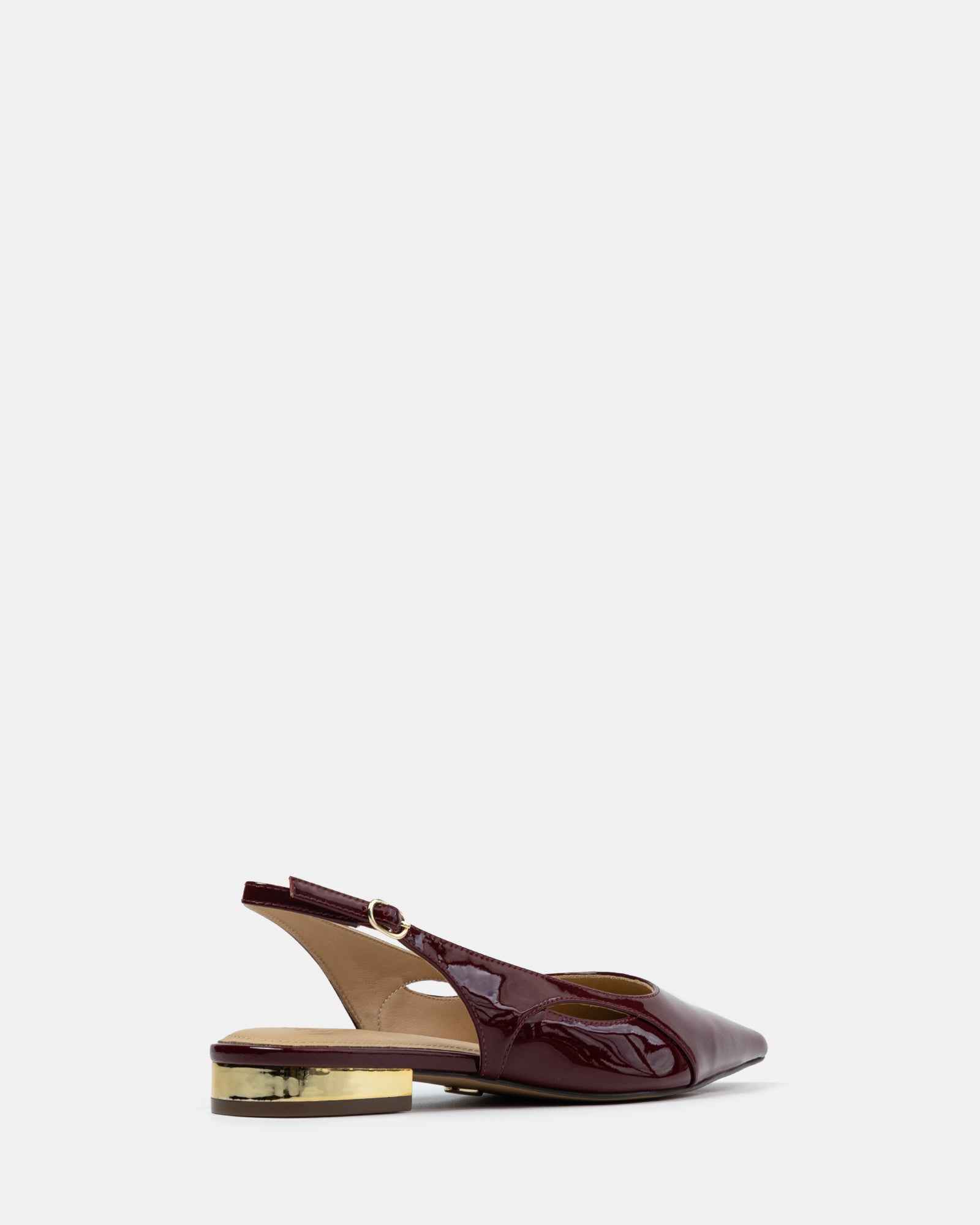Margaret Scarlet Patent Leather Slingback