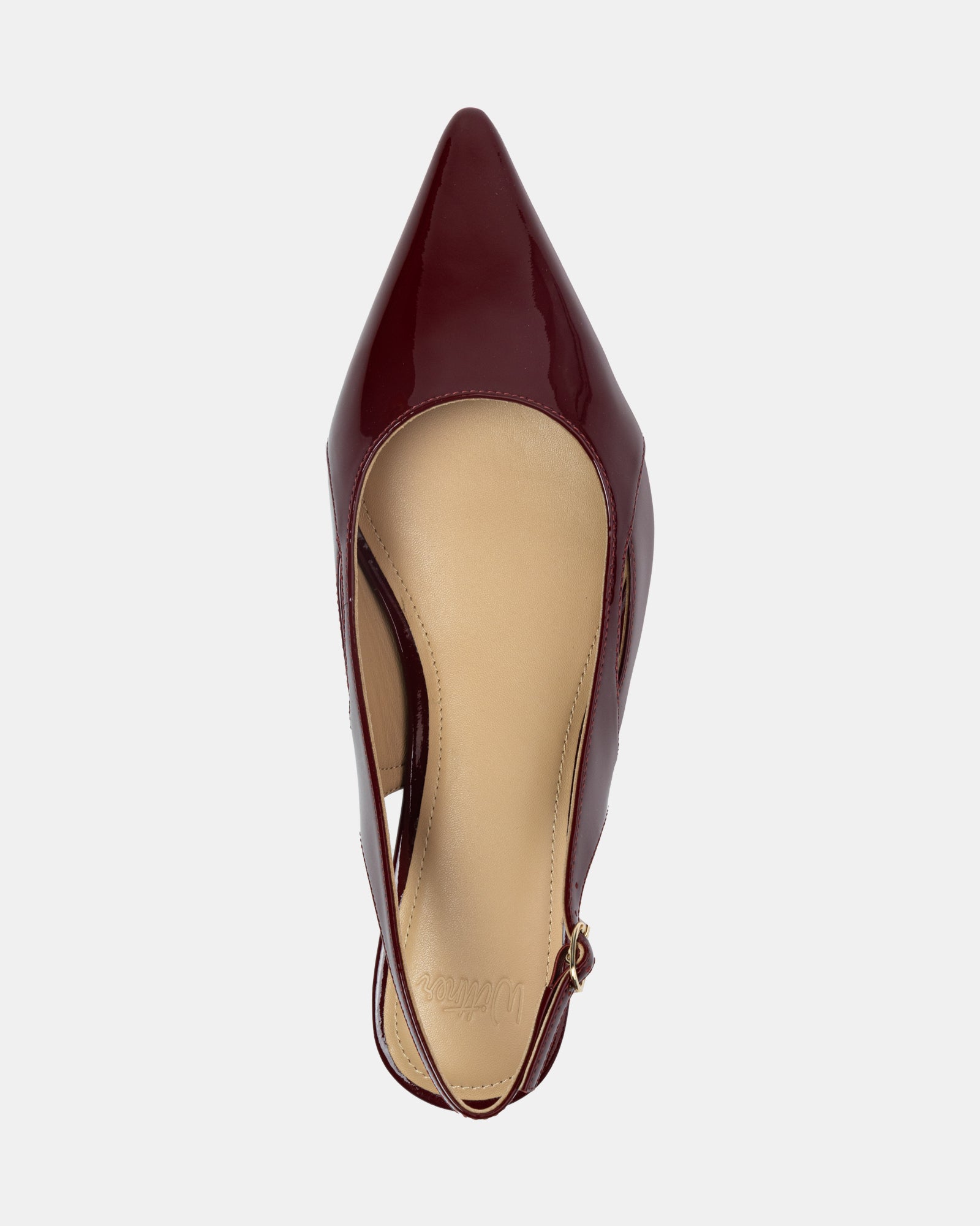 Margaret Scarlet Patent Leather Slingback