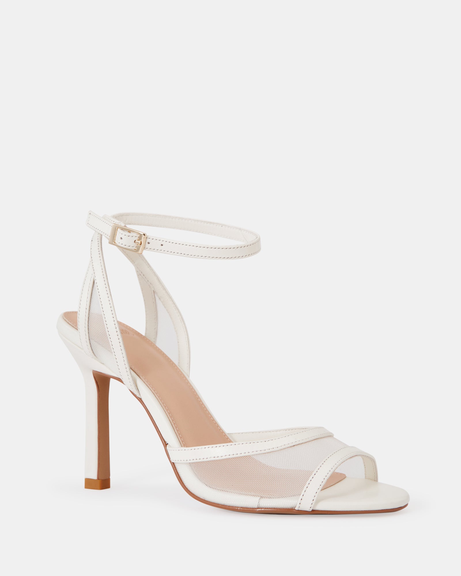 Zoella Off White Leather Stiletto Heel