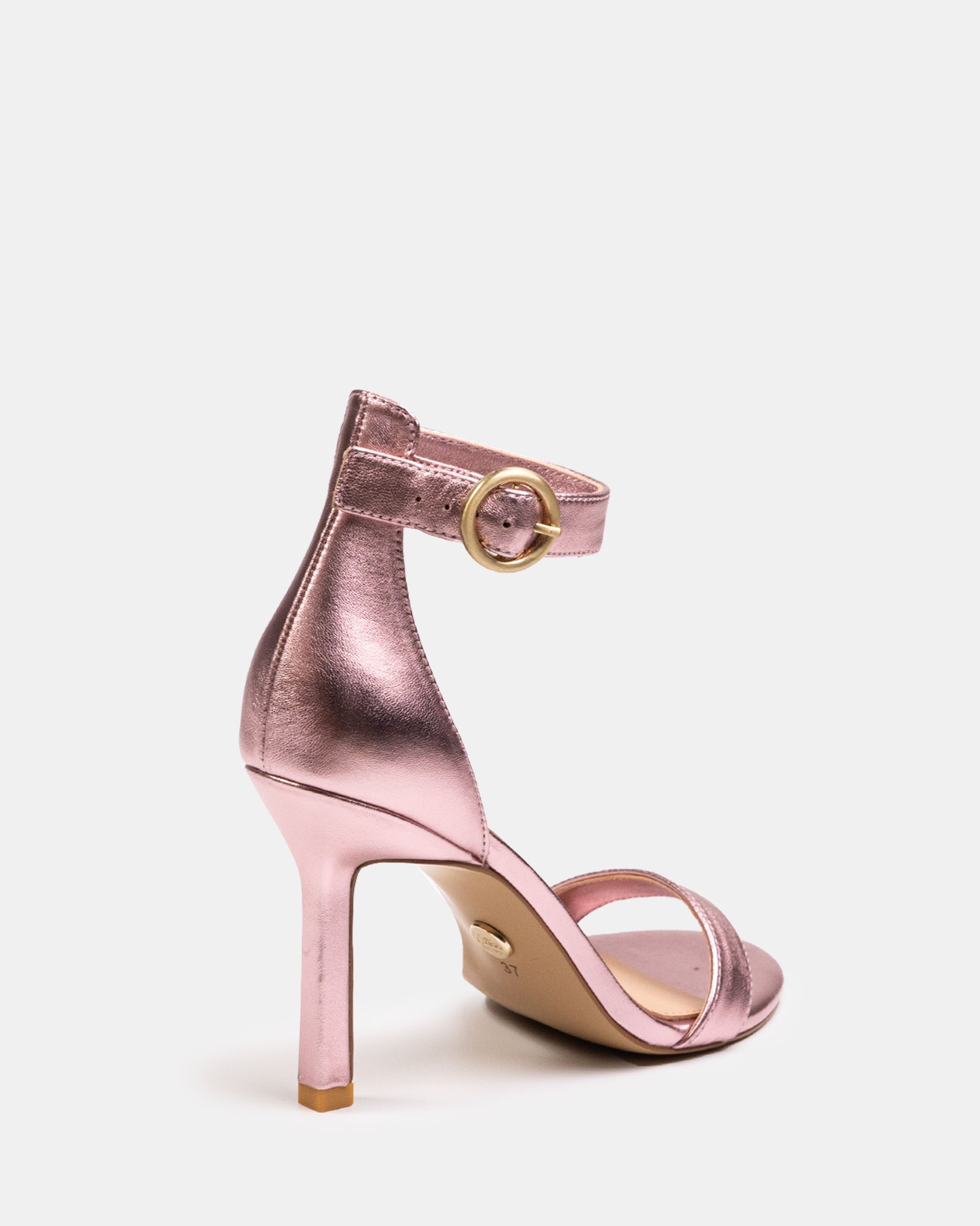 Zeze Gelato Pink Metallic Leather Stiletto Heel