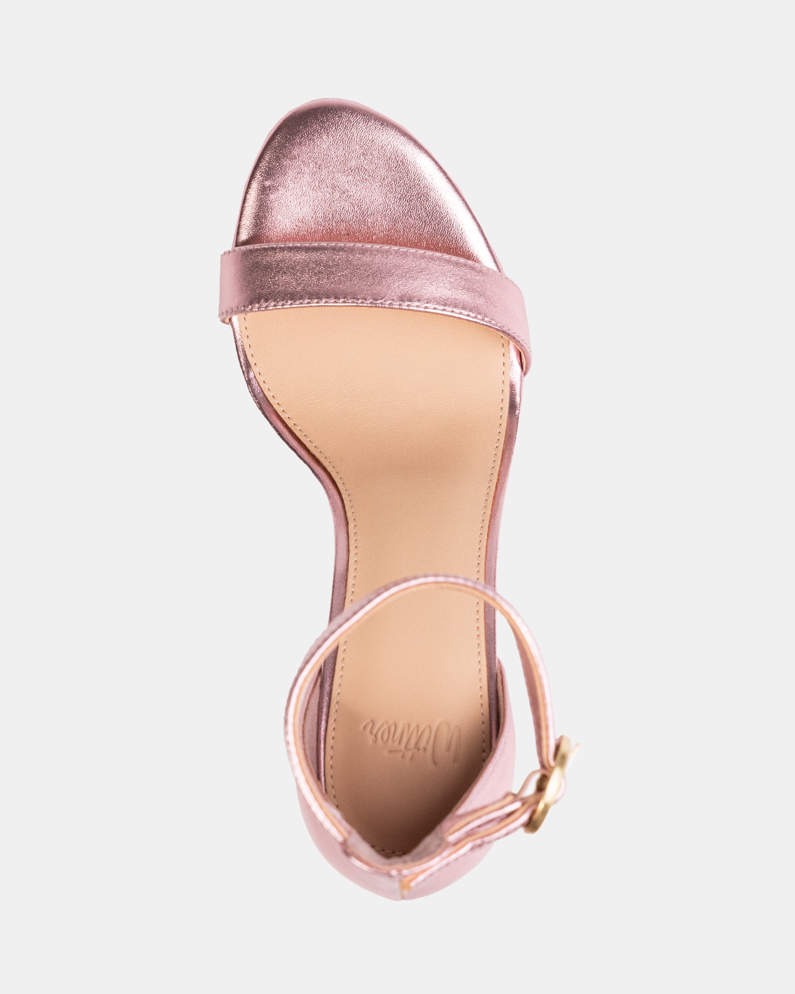 Zeze Gelato Pink Metallic Leather Stiletto Heel