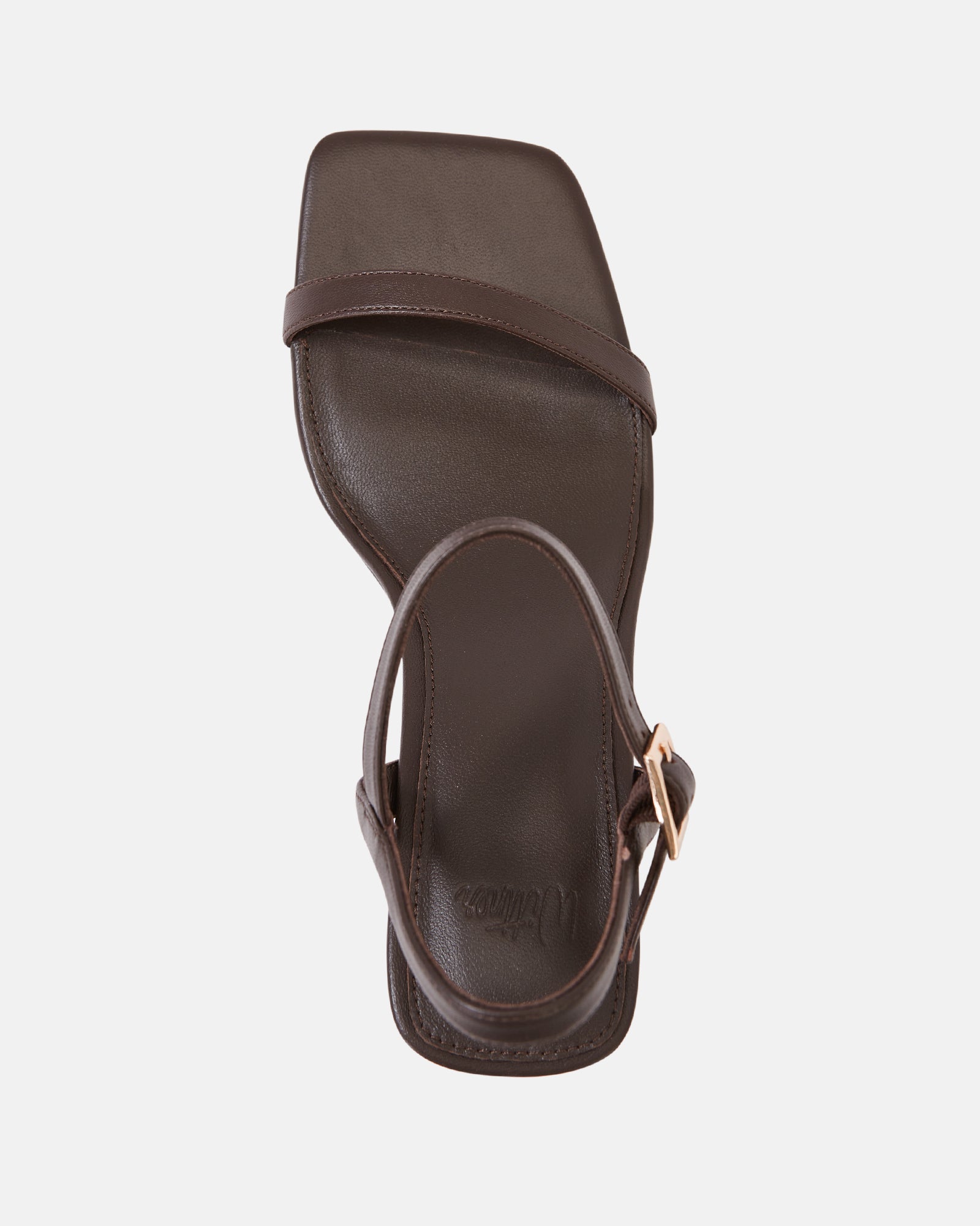 Prisca Ebony Leather Wedge