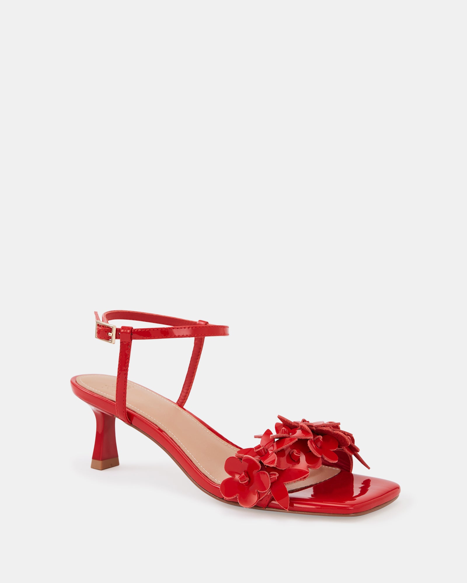 Kori Glazed Cherry Patent Leather Sandal