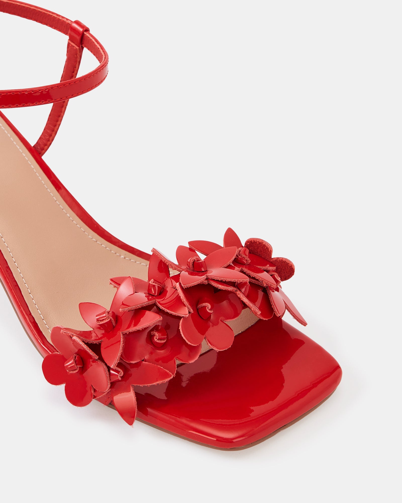 Kori Glazed Cherry Patent Leather Sandal