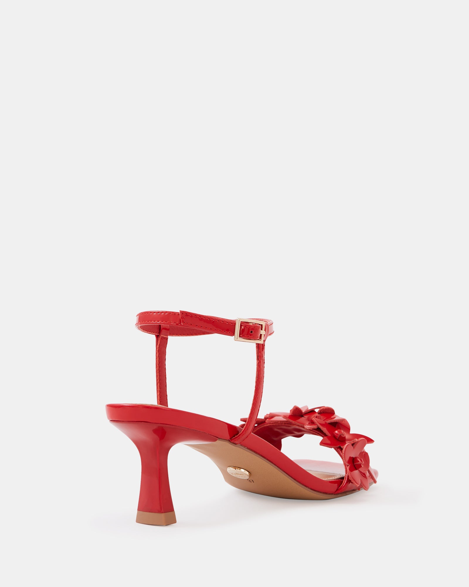 Kori Glazed Cherry Patent Leather Sandal