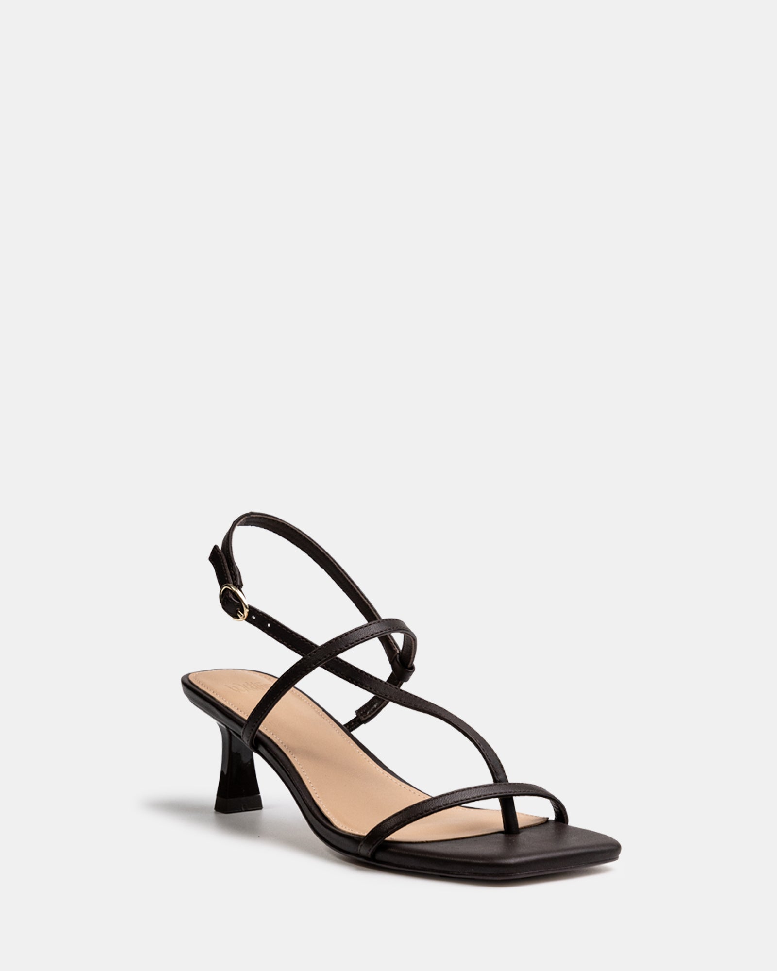 Koda Espresso Leather Strappy Heel