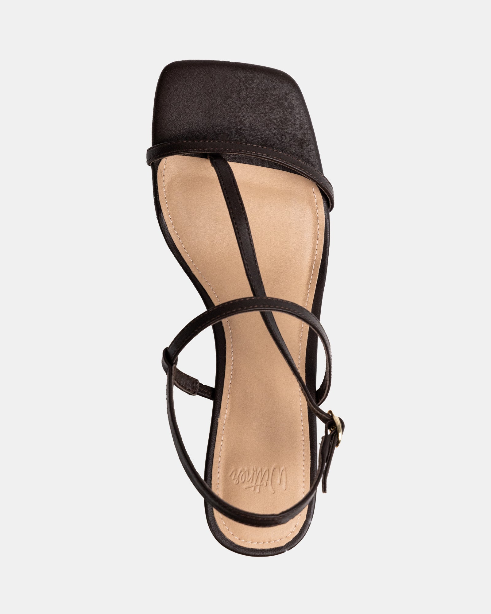 Koda Espresso Leather Strappy Heel
