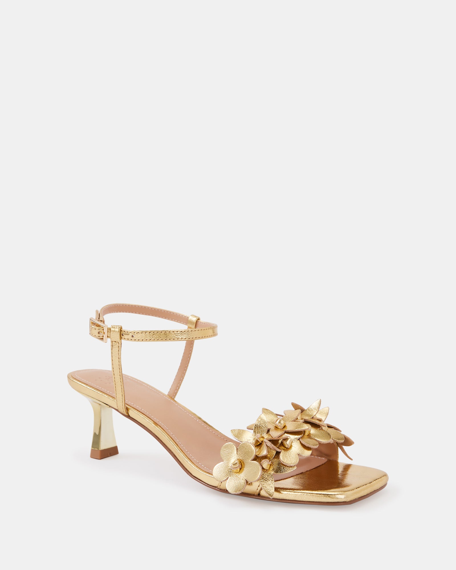Kori Gold Metallic Leather Sandal