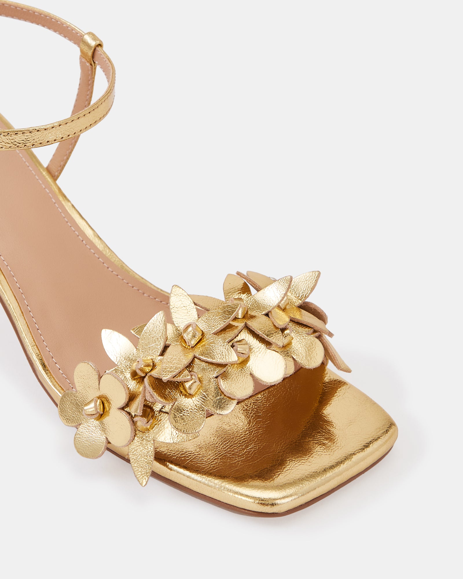 Kori Gold Metallic Leather Sandal