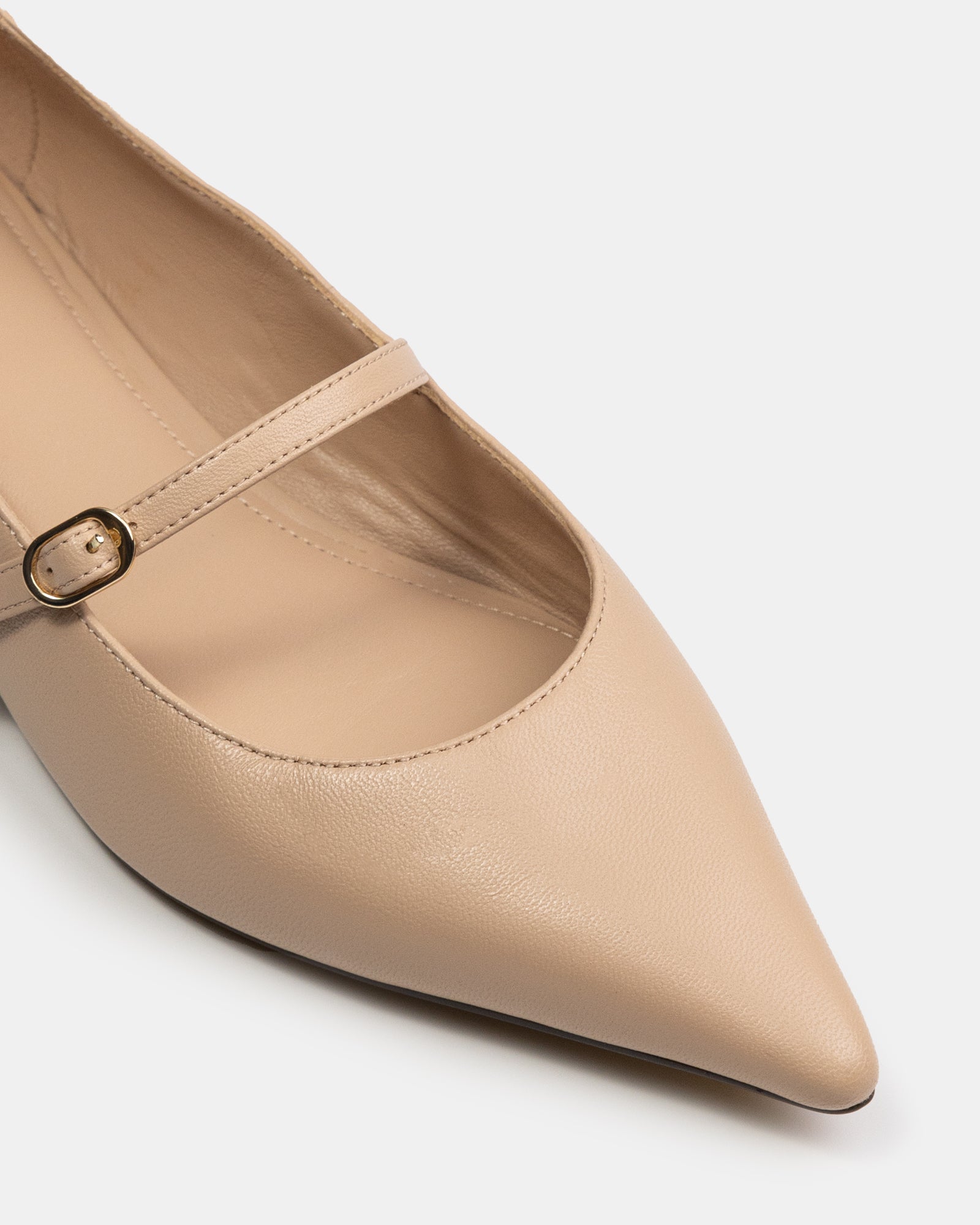 Mocca Bisque Leather Mary Jane