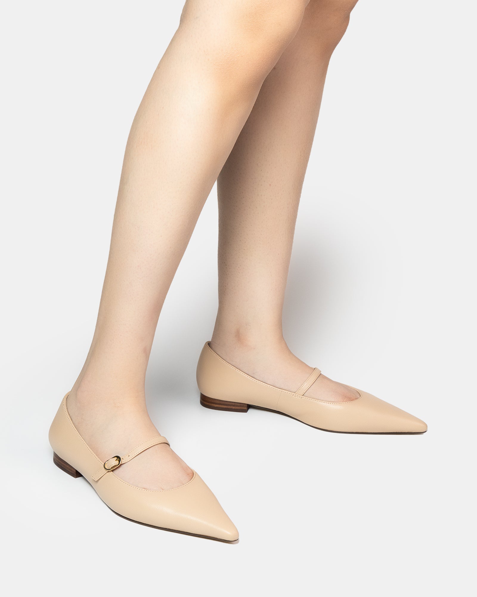 Mocca Bisque Leather Mary Jane