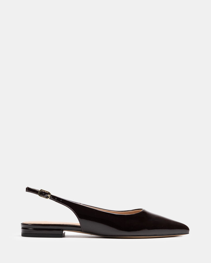 Meli Plum Patent Leather Slingback
