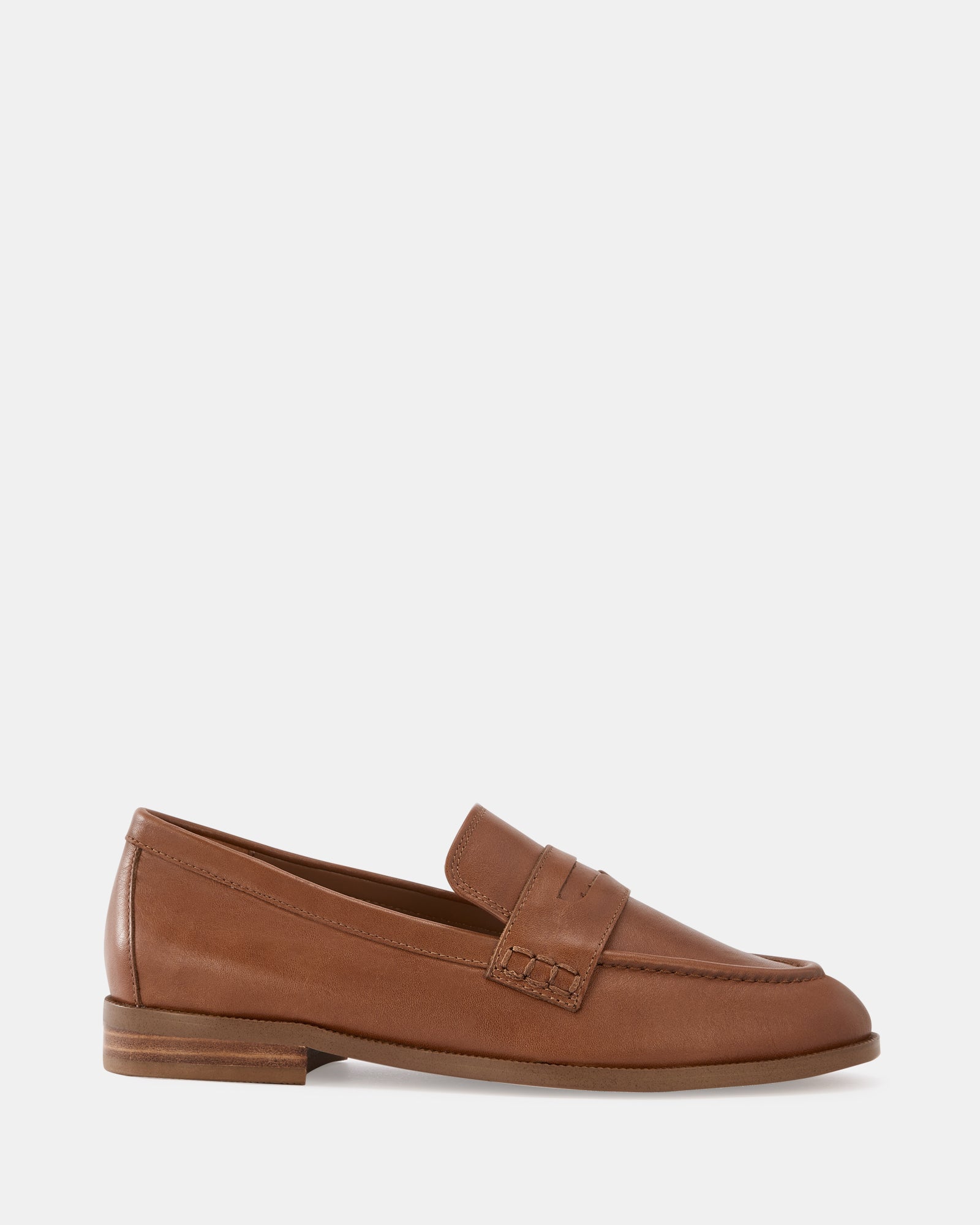 Alexandra Burnt Almond Leather Loafer