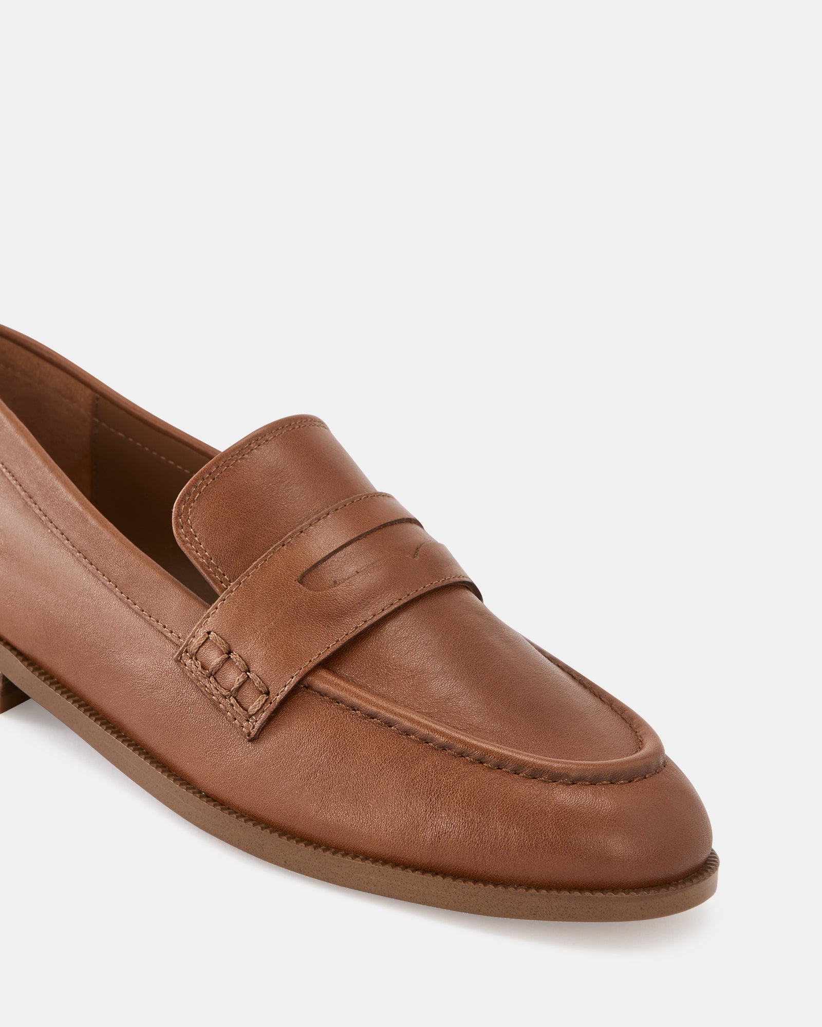 Alexandra Burnt Almond Leather Loafer