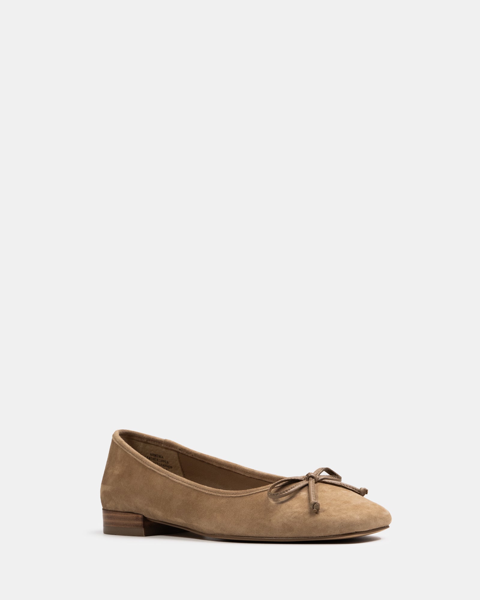 Armenia Fawn Suede Leather Ballet Flat