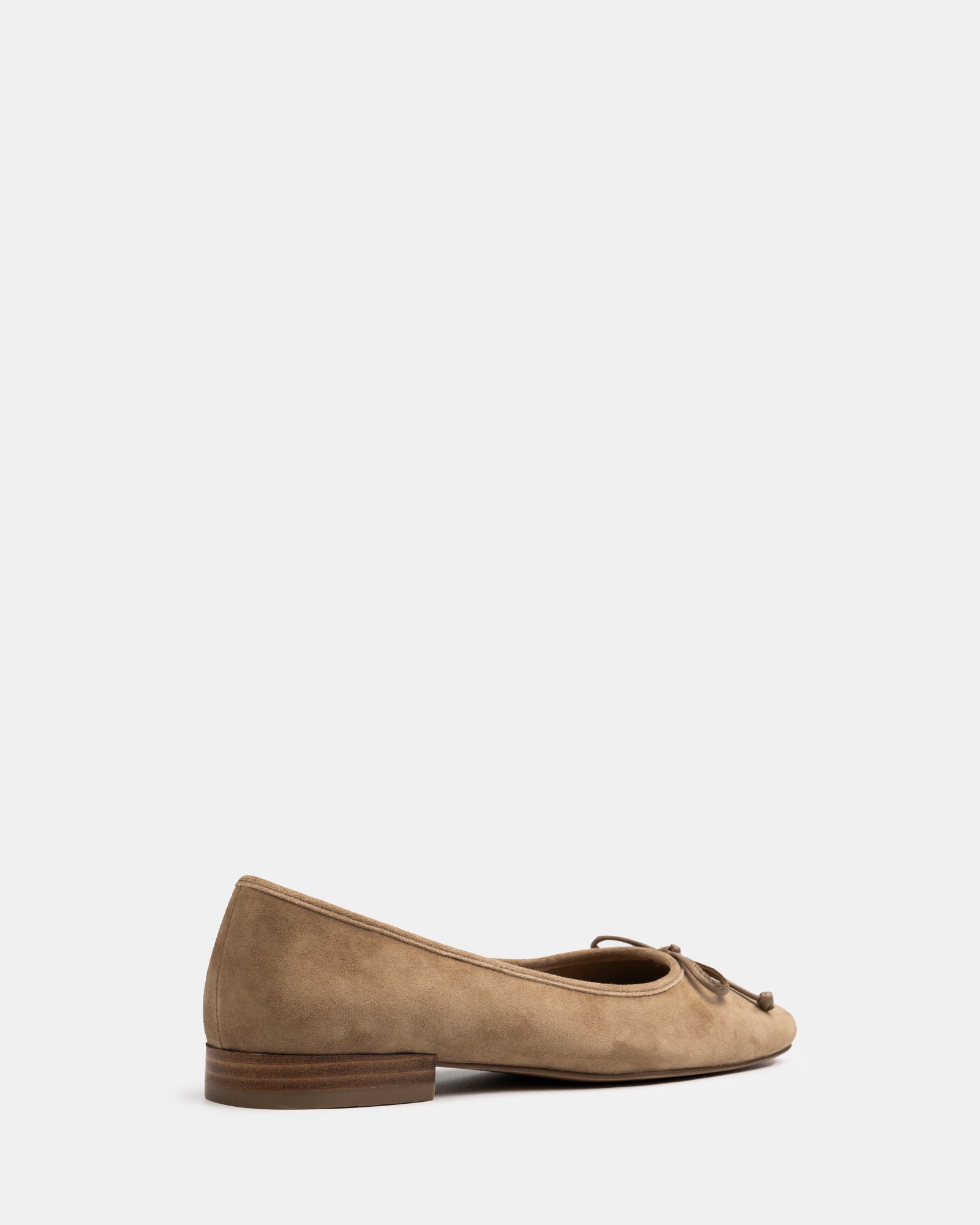 Armenia Fawn Suede Leather Ballet Flat