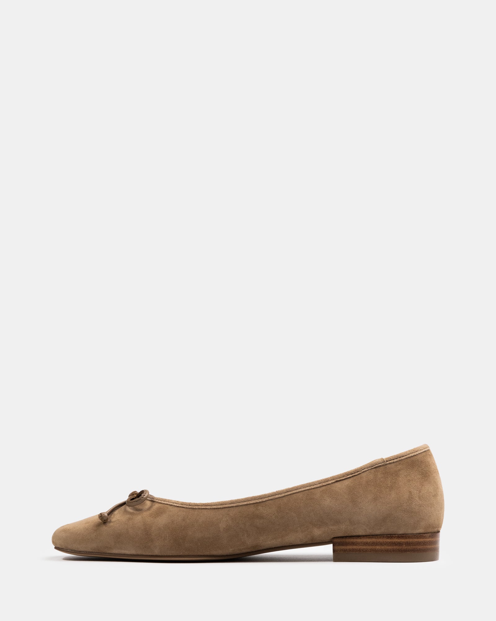 Armenia Fawn Suede Leather Ballet Flat