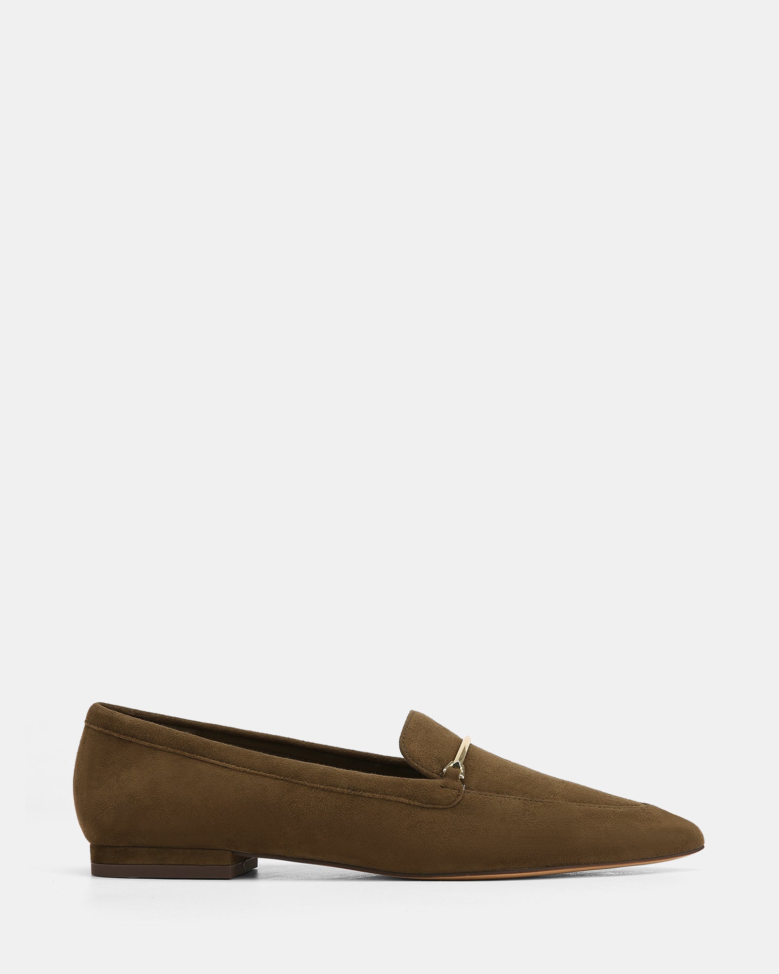 McGraw Olive Green Suede Leather Loafer