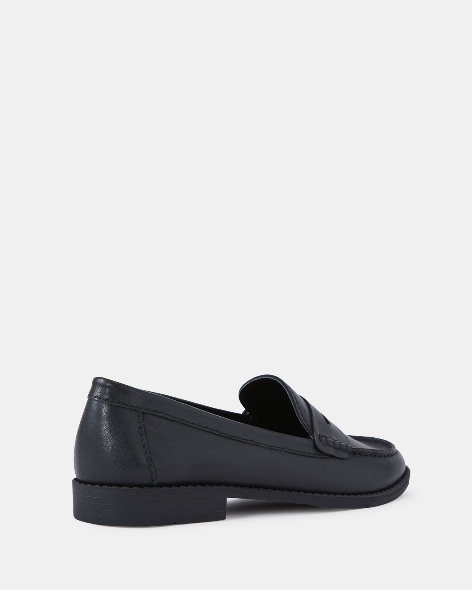 Burke Black Leather Loafer