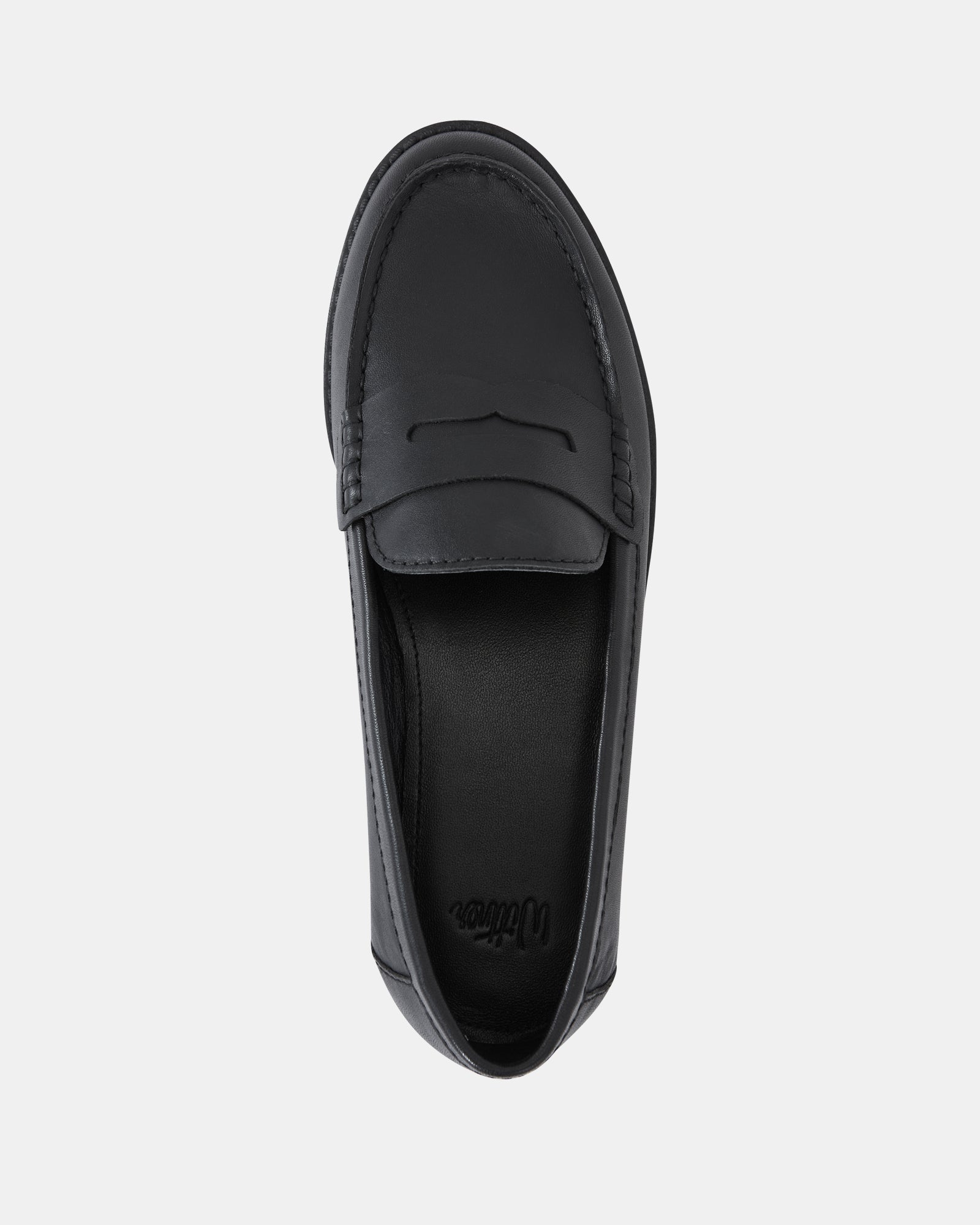 Burke Black Leather Loafer