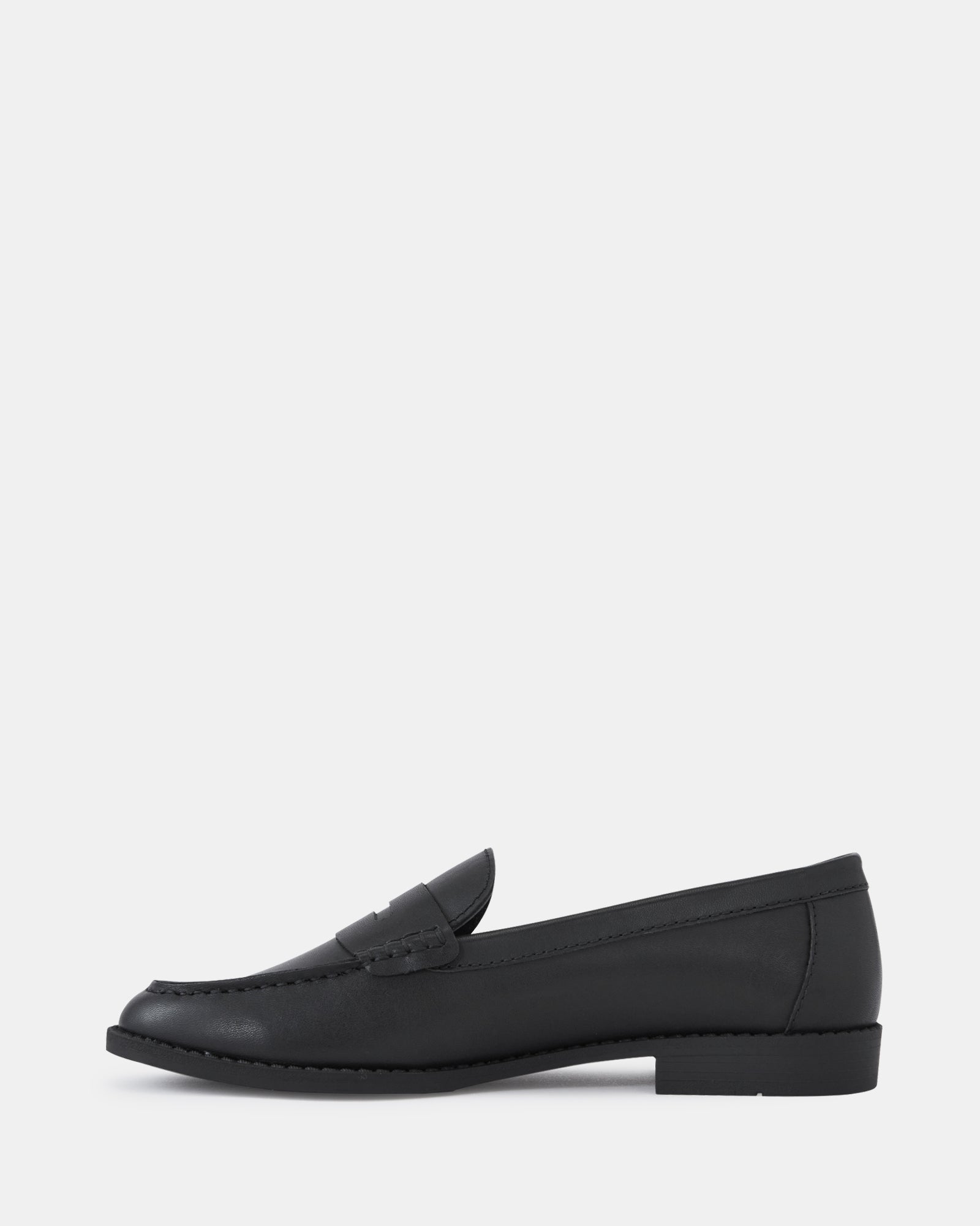 Burke Black Leather Loafer