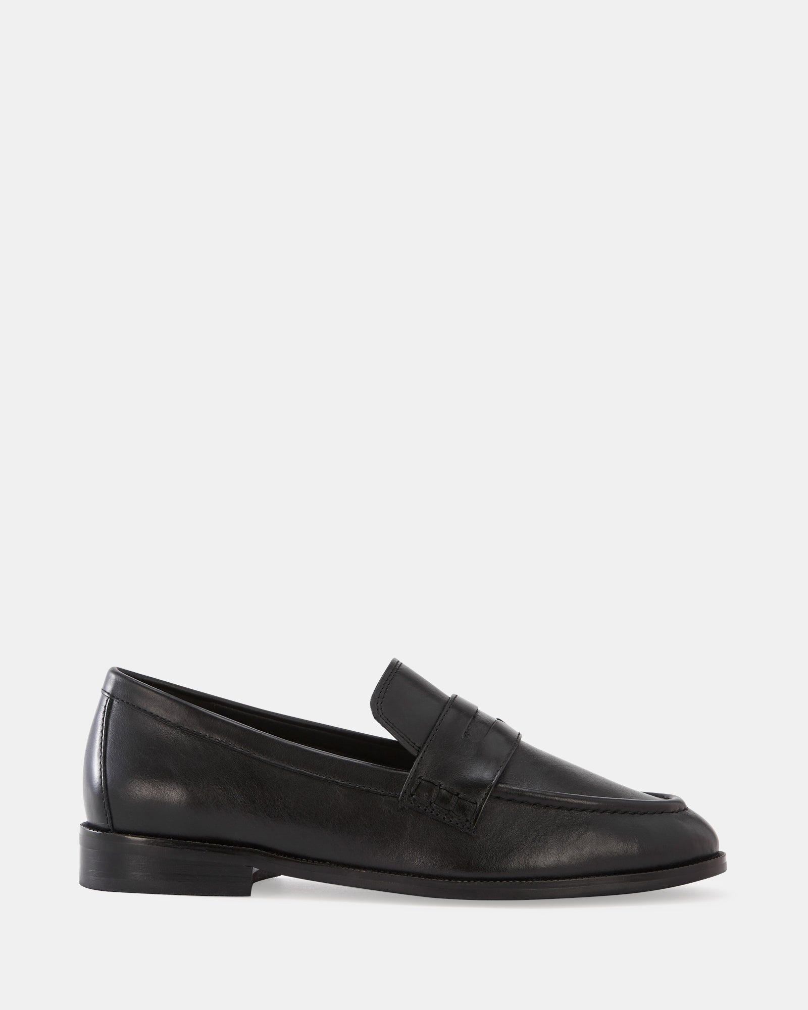 Alexandra Black Leather Loafer